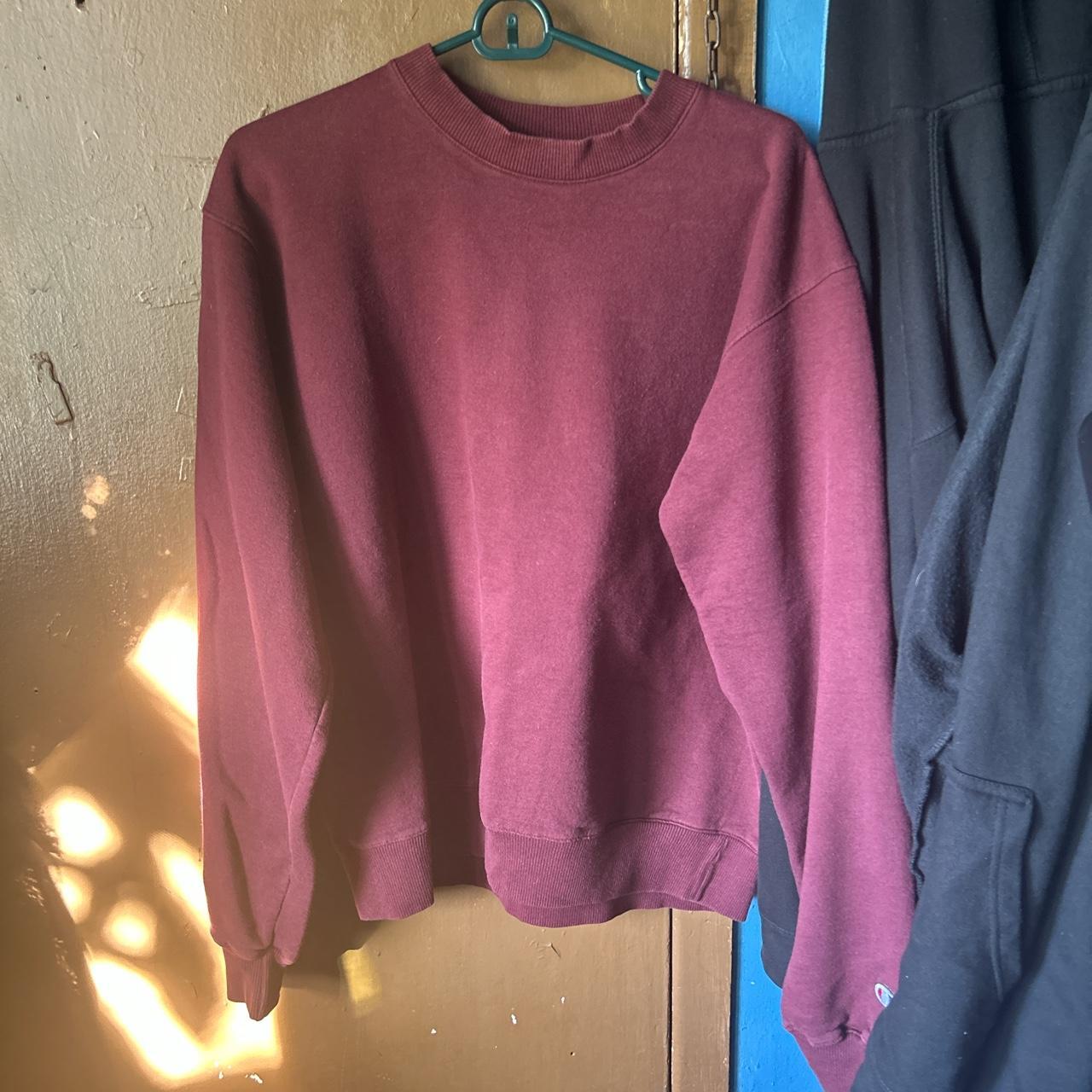 Champion cheap maroon crewneck