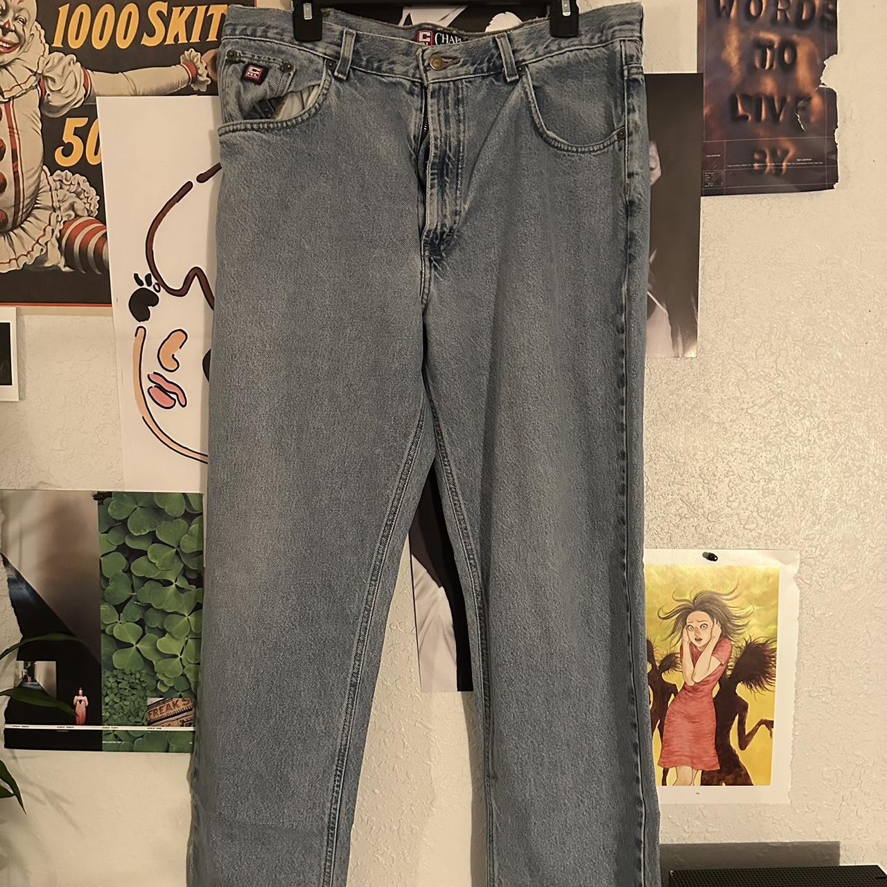 Chaps Men's Blue Jeans Depop