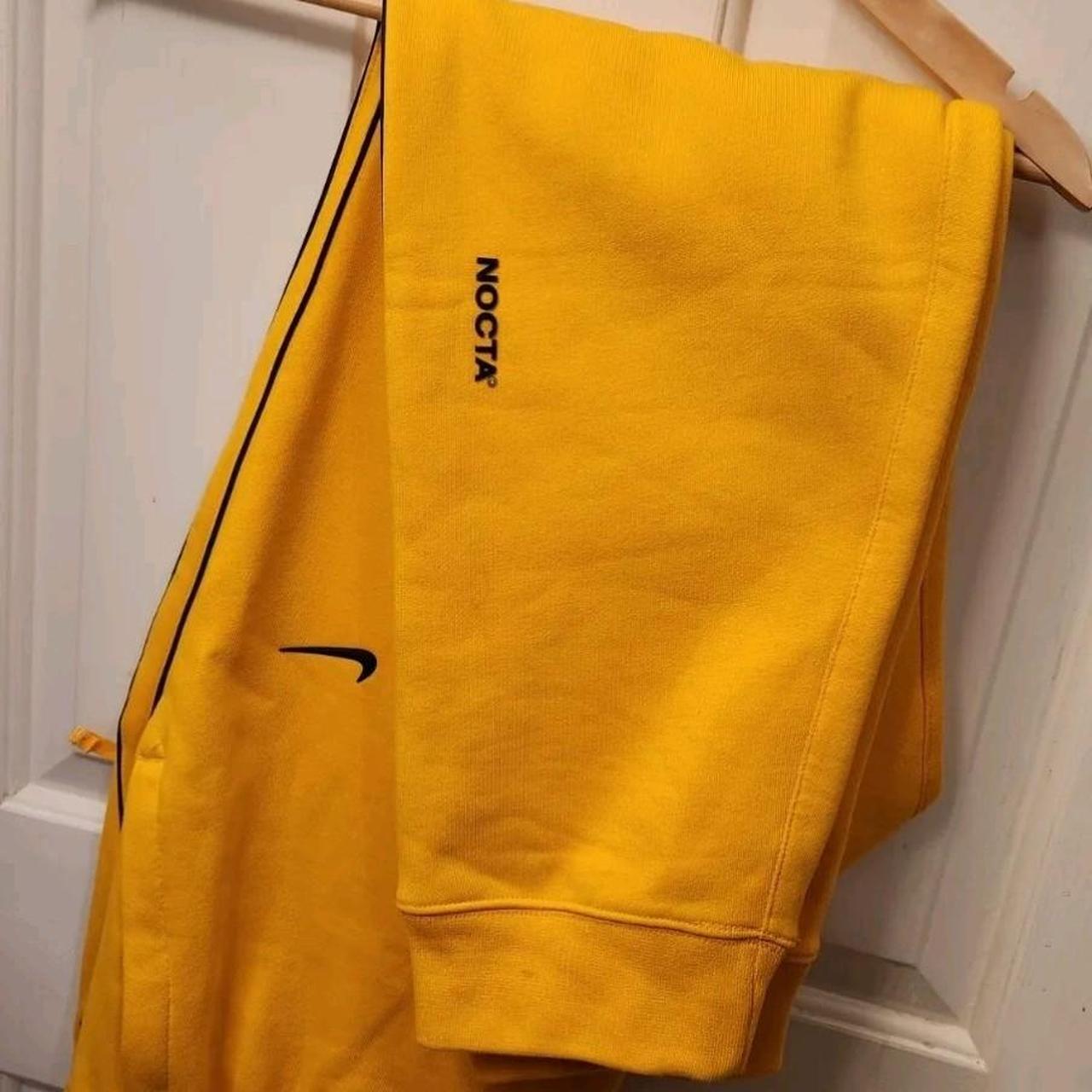 Nike Men's Yellow Joggerstracksuits Depop