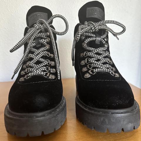 prada velvet hiking boots