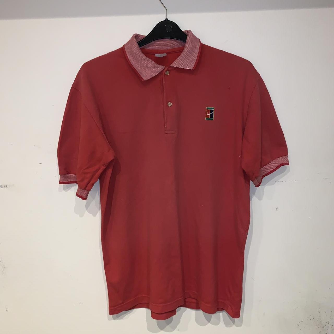 Nike Men's Red Polo-shirts | Depop