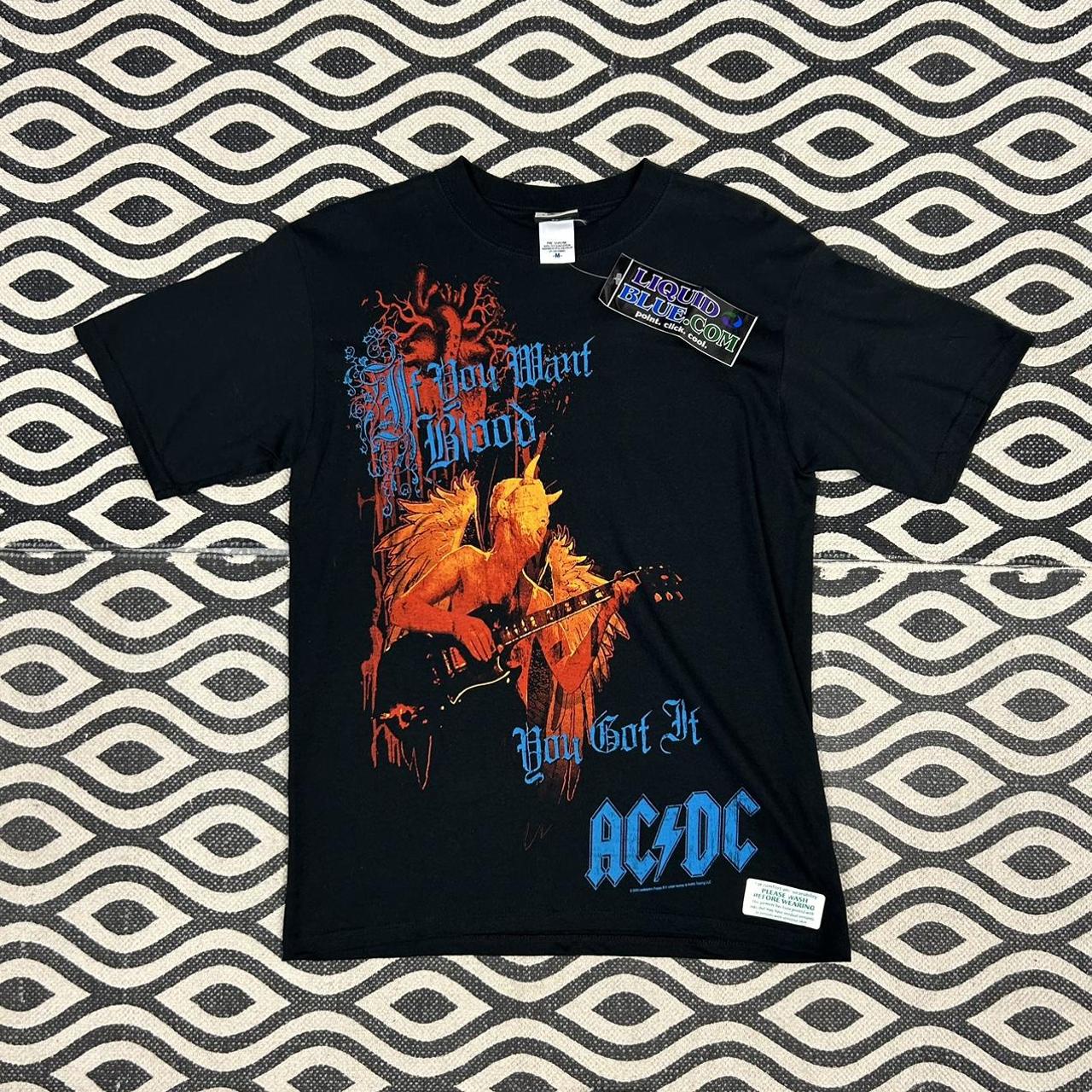 About - Liquid Blue AC/DC band tee from 2005, in... - Depop
