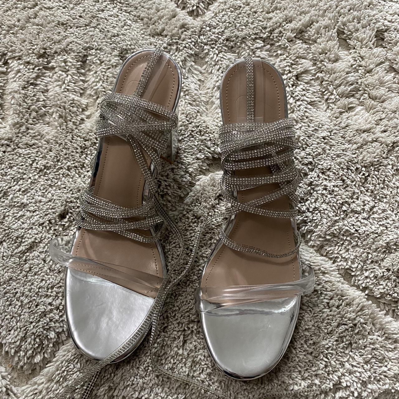 SHEIN Women's Silver Footwear Depop