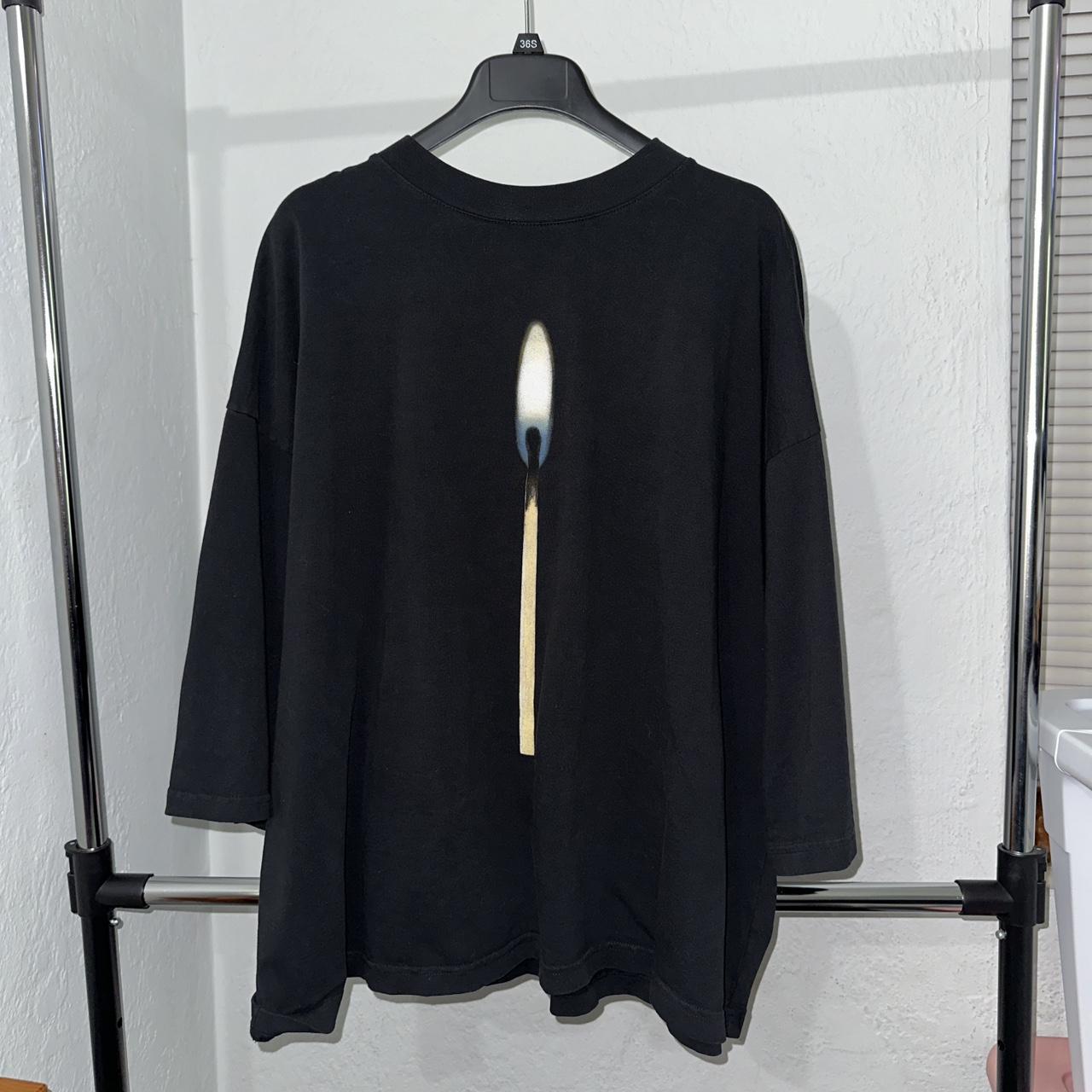Kanye West DONDA 2 Lit Match T-shirt Never Worn, | Depop