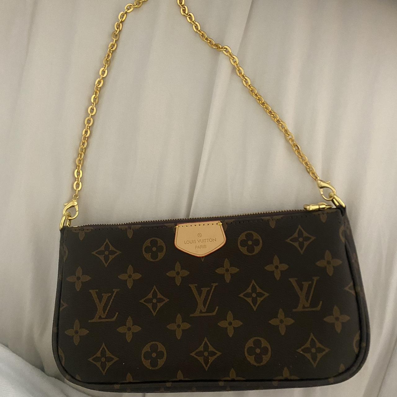 Louis Vuitton chain pochette bag. Purchased in LV, - Depop