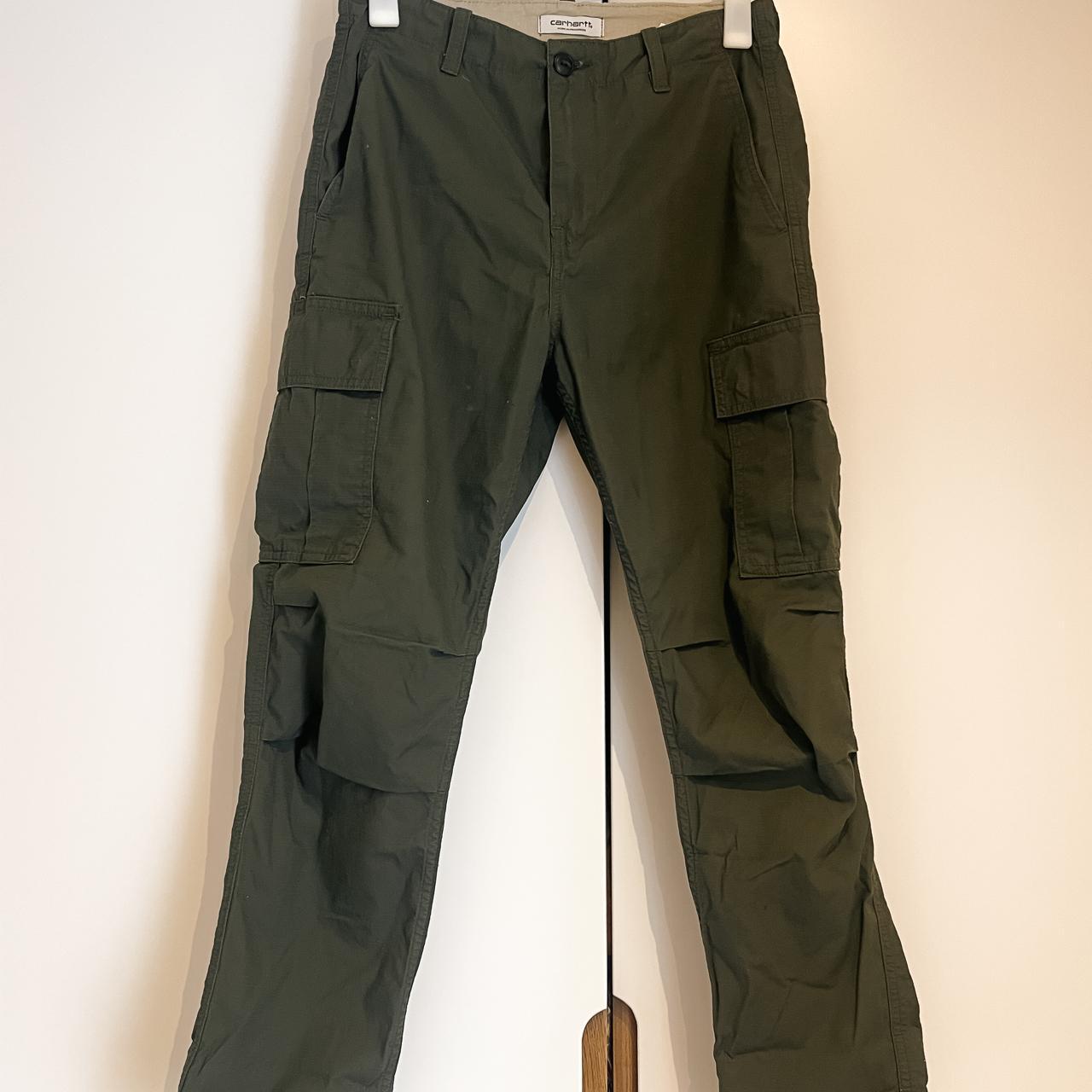 CARHARTT WIP W´ Cymbal Pant Green W 27 Only worn... - Depop