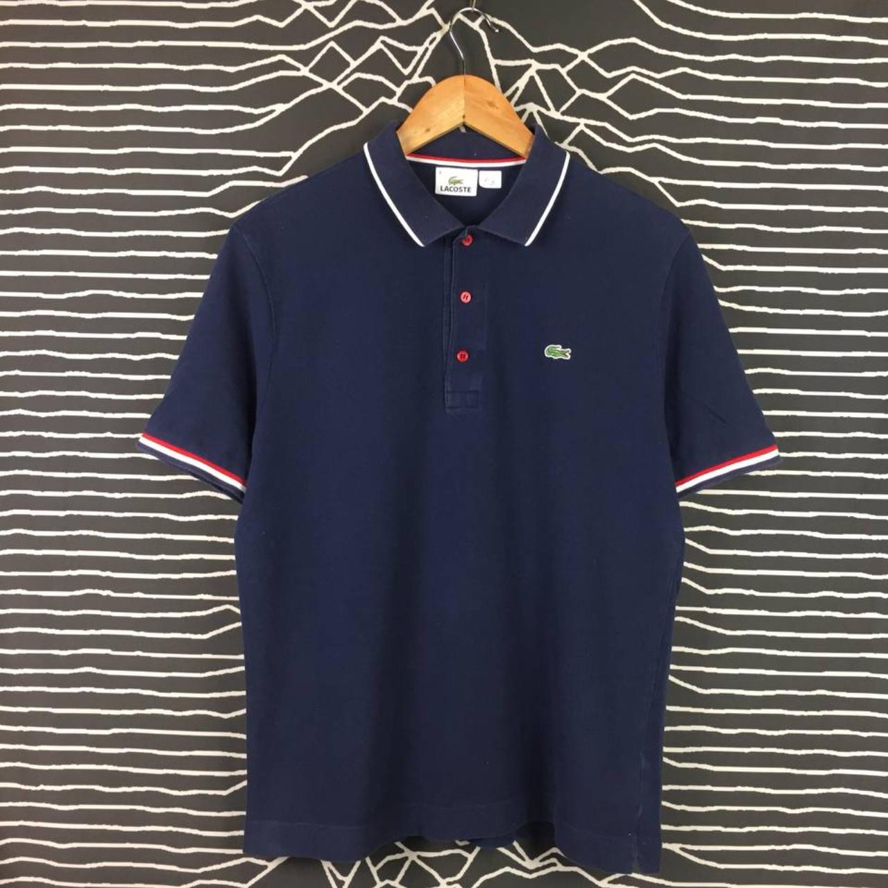 LACOSTE polo shirt navy y2k 海外ガール Men's SPORT Colorblock Piqué And Mesh Polo - Polo Shirts