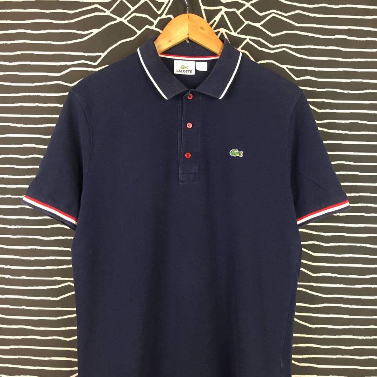LACOSTE polo shirt navy y2k 海外ガール LACOSTE Vintage Polo Shirt – Vintage Something