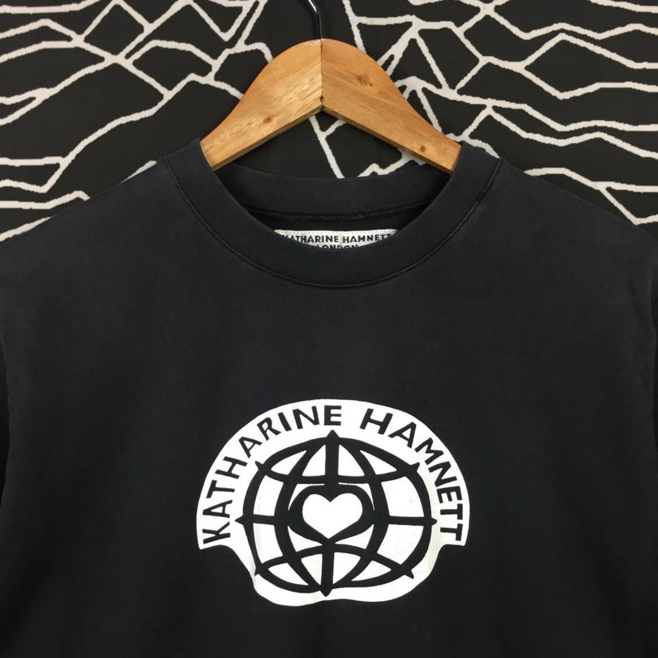 Vtg 80s Katharine Hamnett London Center Logo Tee / | Depop