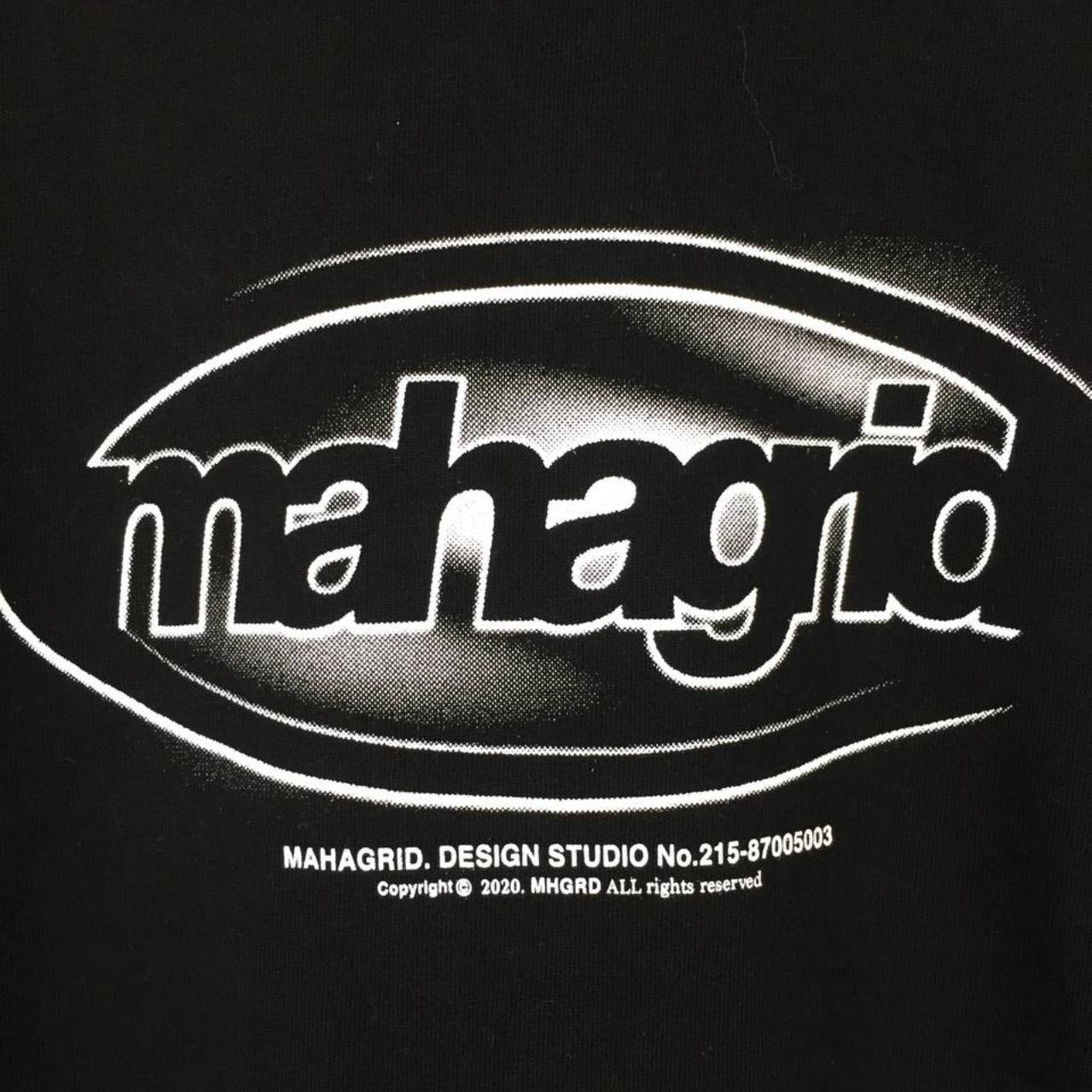 Mahagrid MGD Design Studio Spell Out Logo Longsleeve | Depop