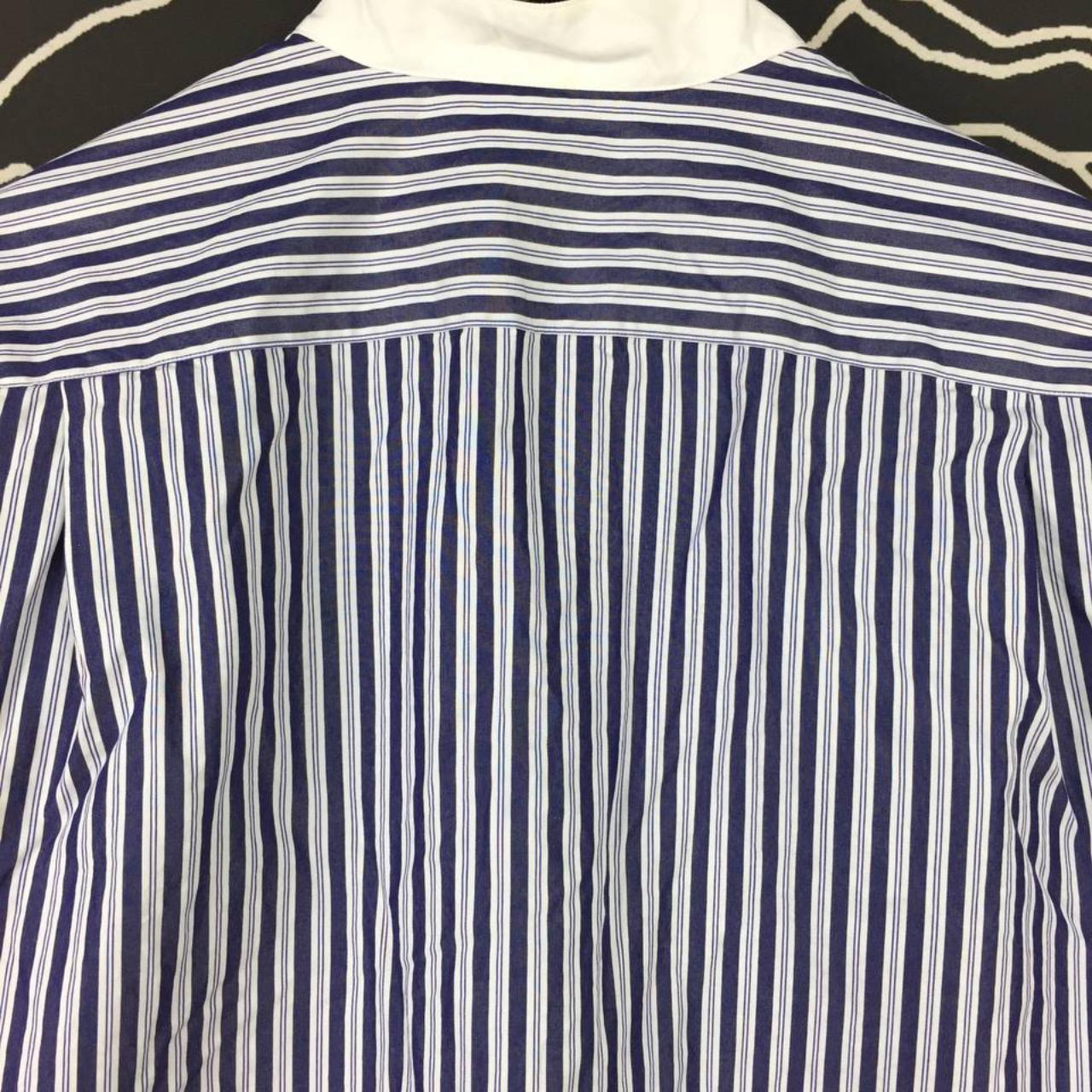 Jil Sander X Uniqlo +J Striped Oversized Mandarin | Depop