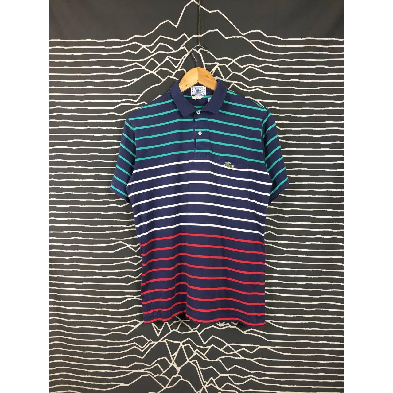 LACOSTE polo shirt navy y2k 海外ガール Mainimage.jpg