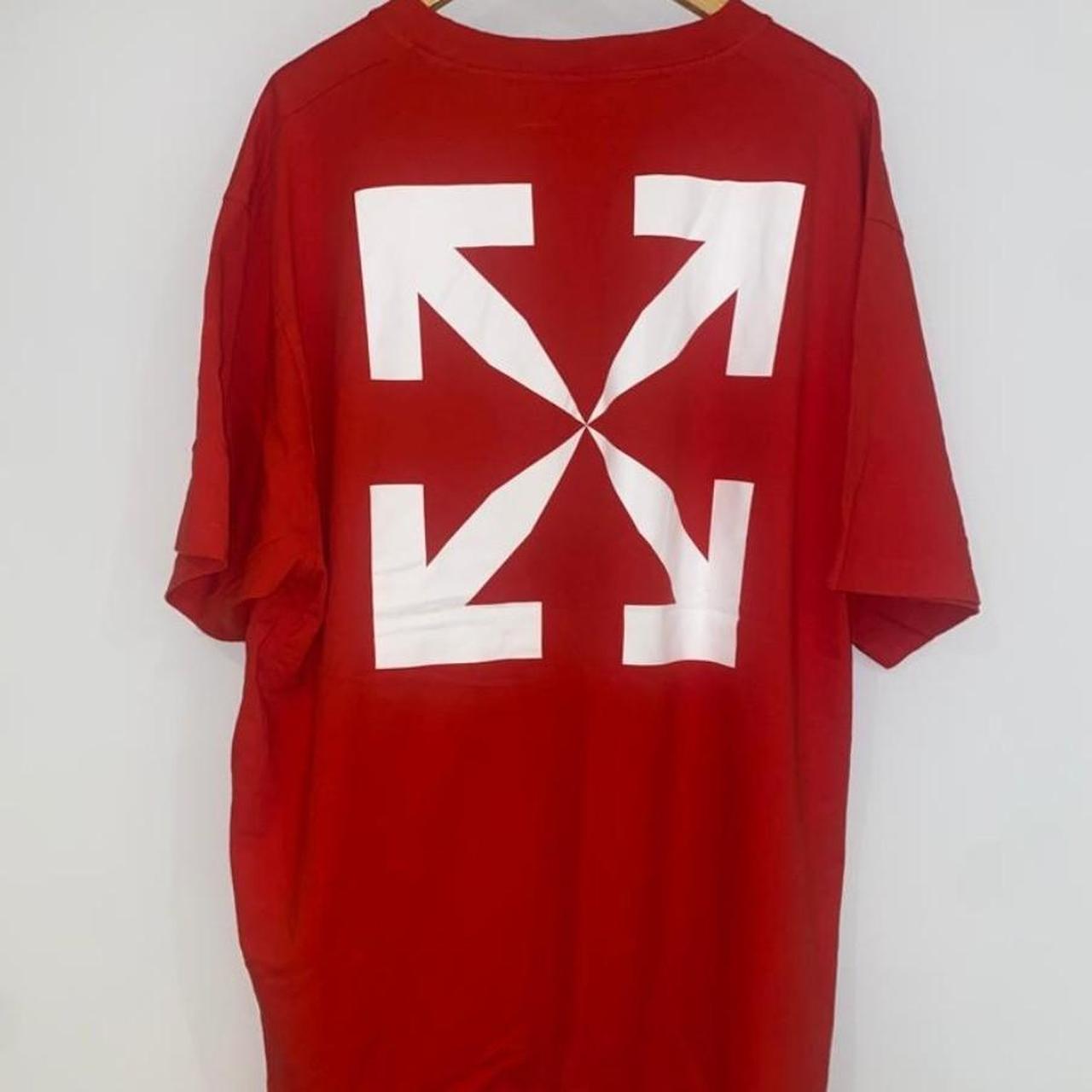 Mona Lisa Red Off-White Oversized Tee 🚨 XL 100% | Depop