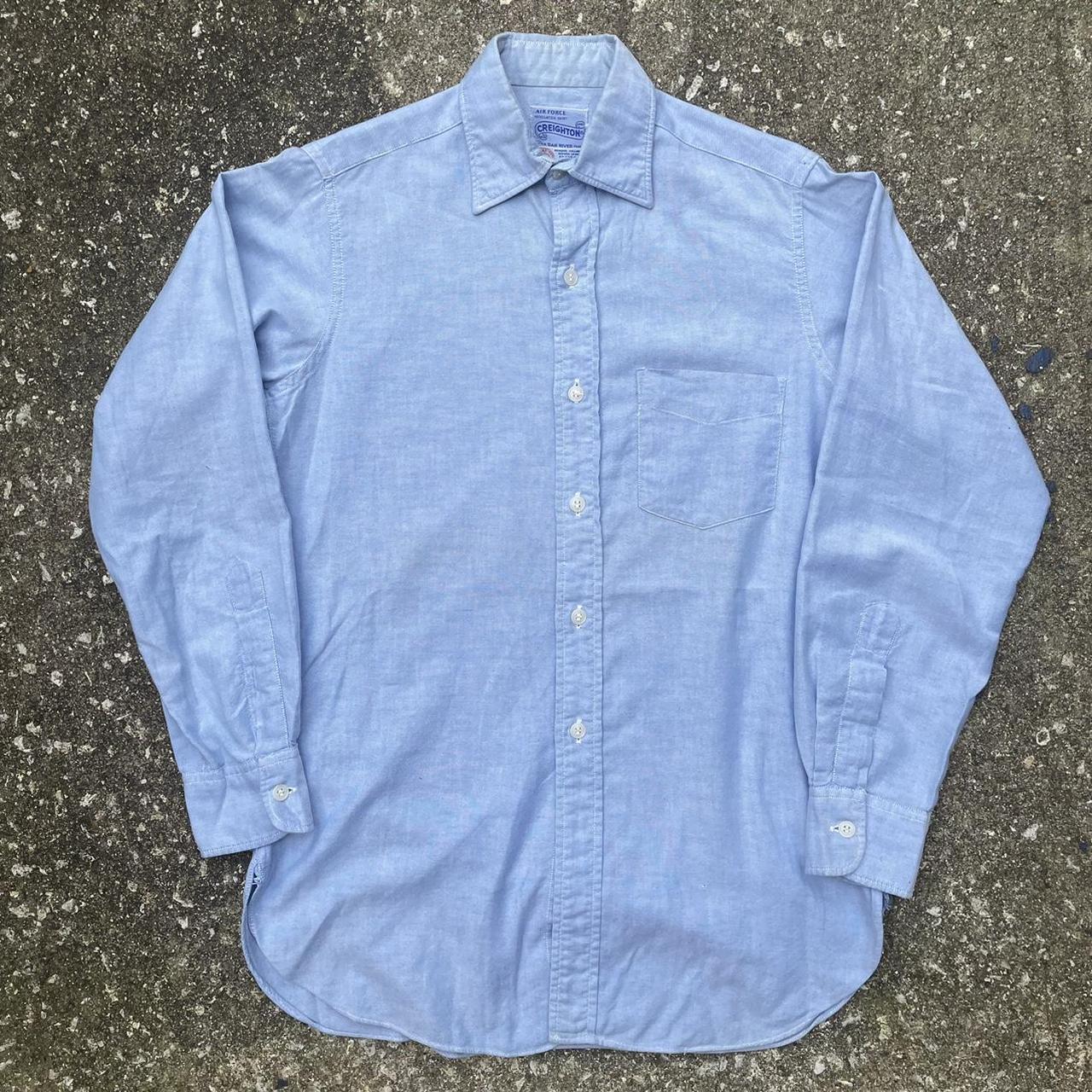 American Vintage Men's Blue Shirt | Depop