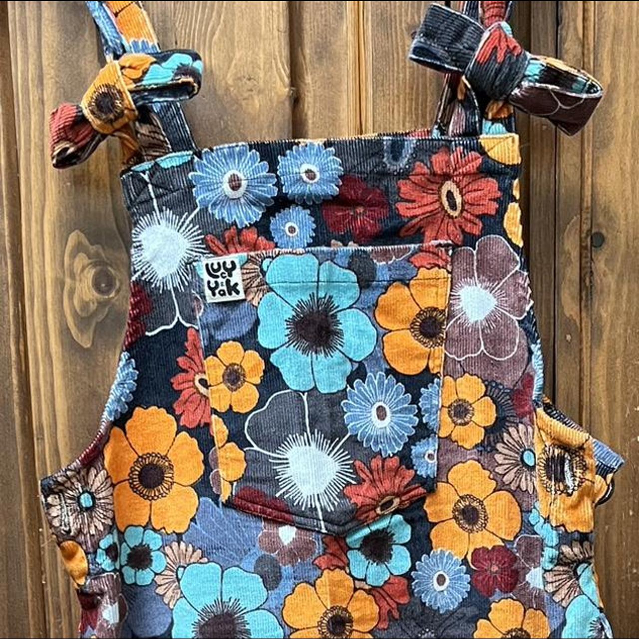 Lucy and Yak floral Freyja pinafore. I bought this... Depop