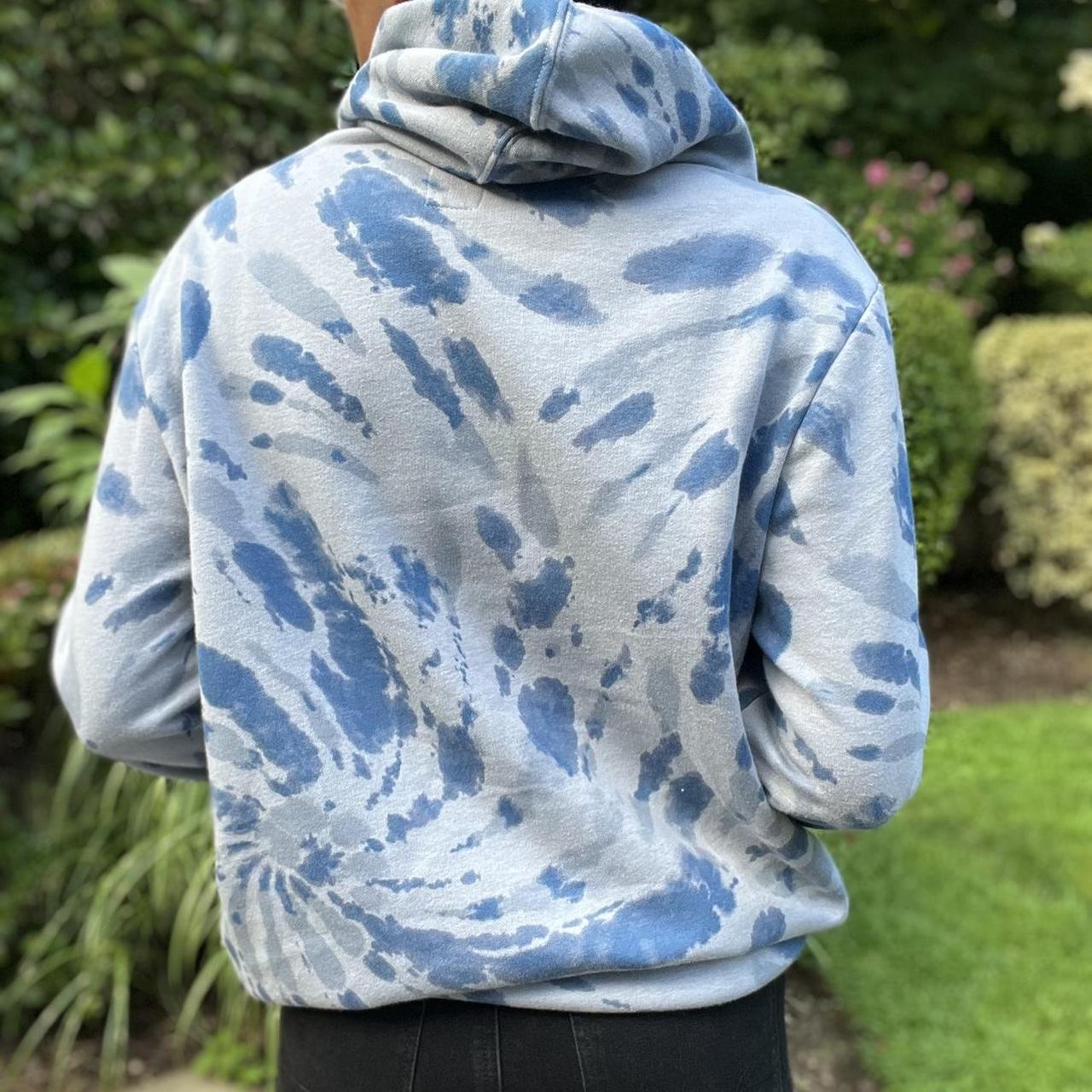 nike blue tie dye hoodie