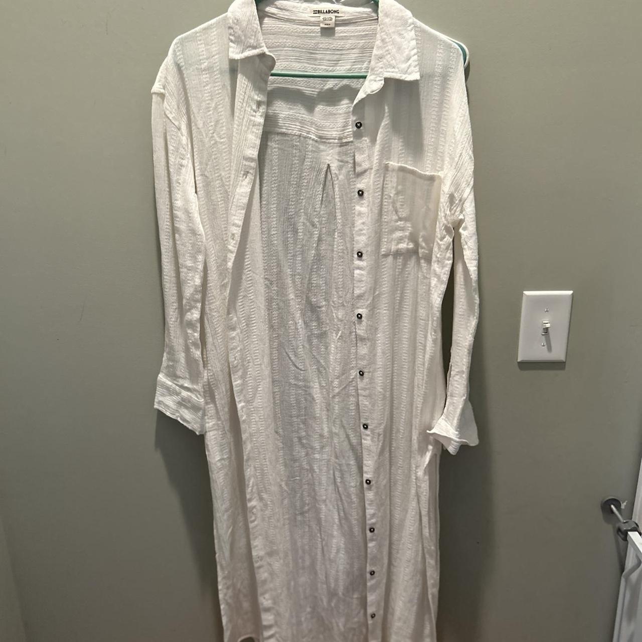 Billabong crinkle on sale beach shirt dress