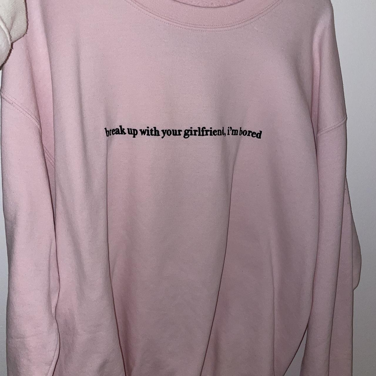 Ariana Grande Women's Pink Sweatshirt | Depop