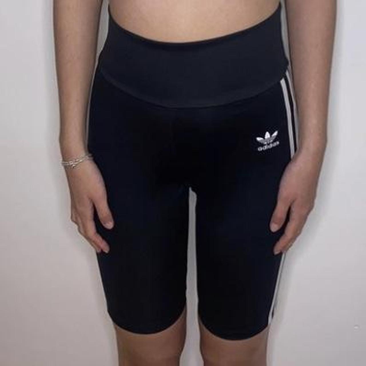 Adidas knee length shorts Never worn, just no tags.... Depop