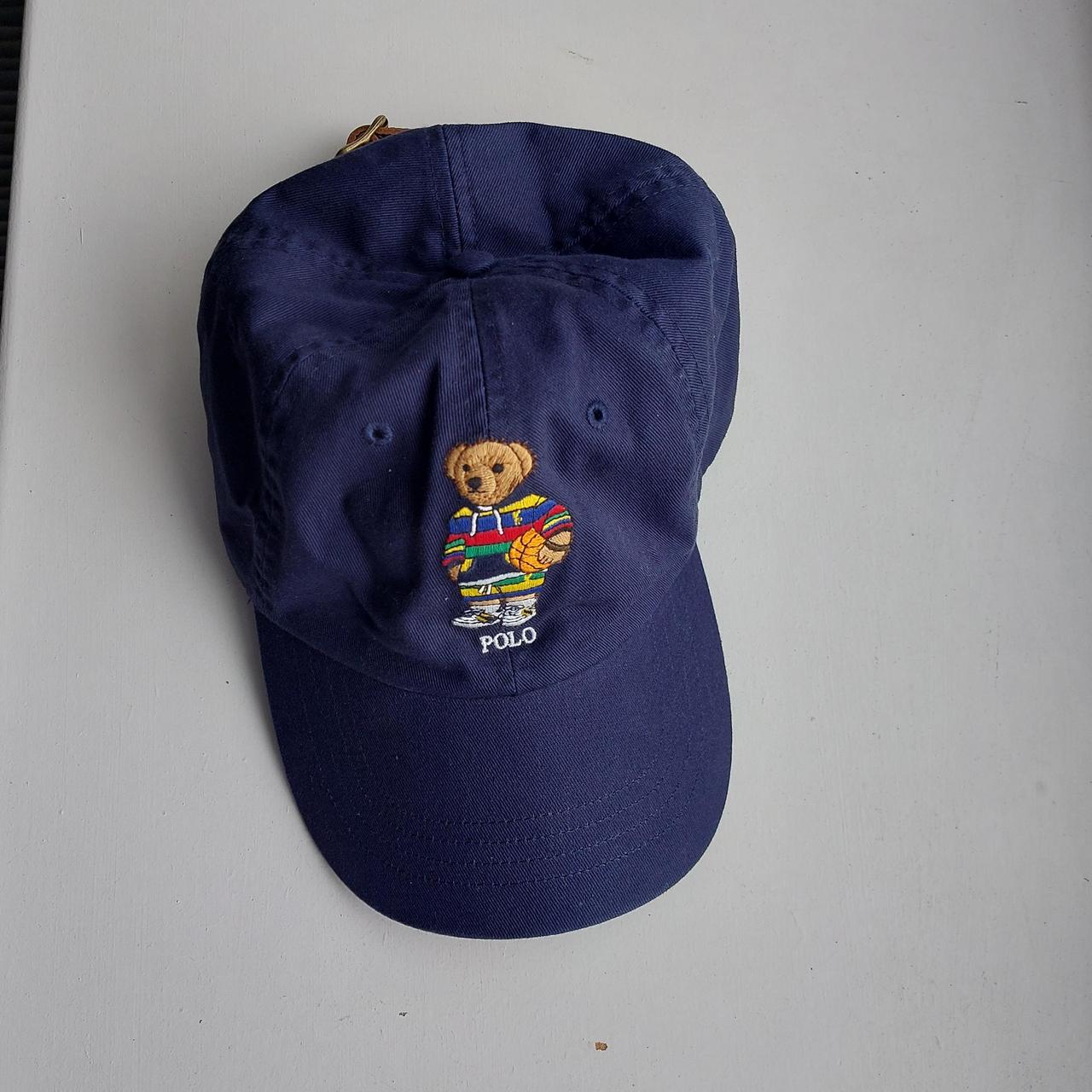 Ralph Lauren Polo Bear cap Navy Never worn One size - Depop