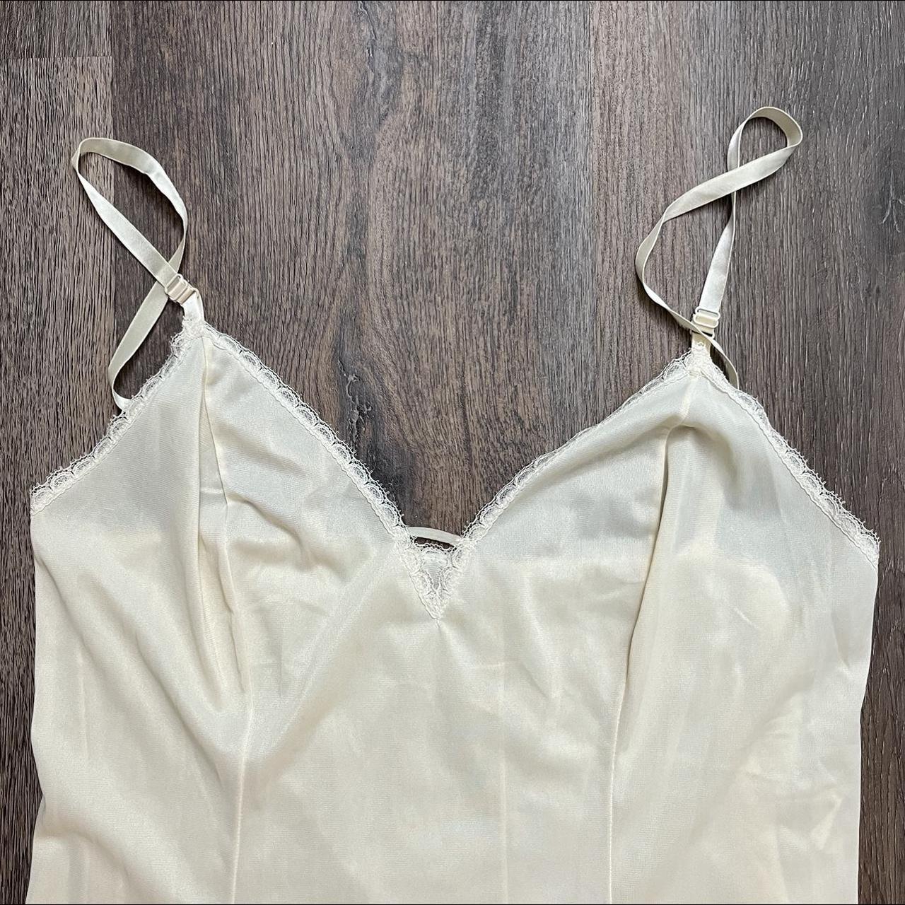 Vintage Kayser SemiSheer Pale Yellow Nightgown/Slip... Depop