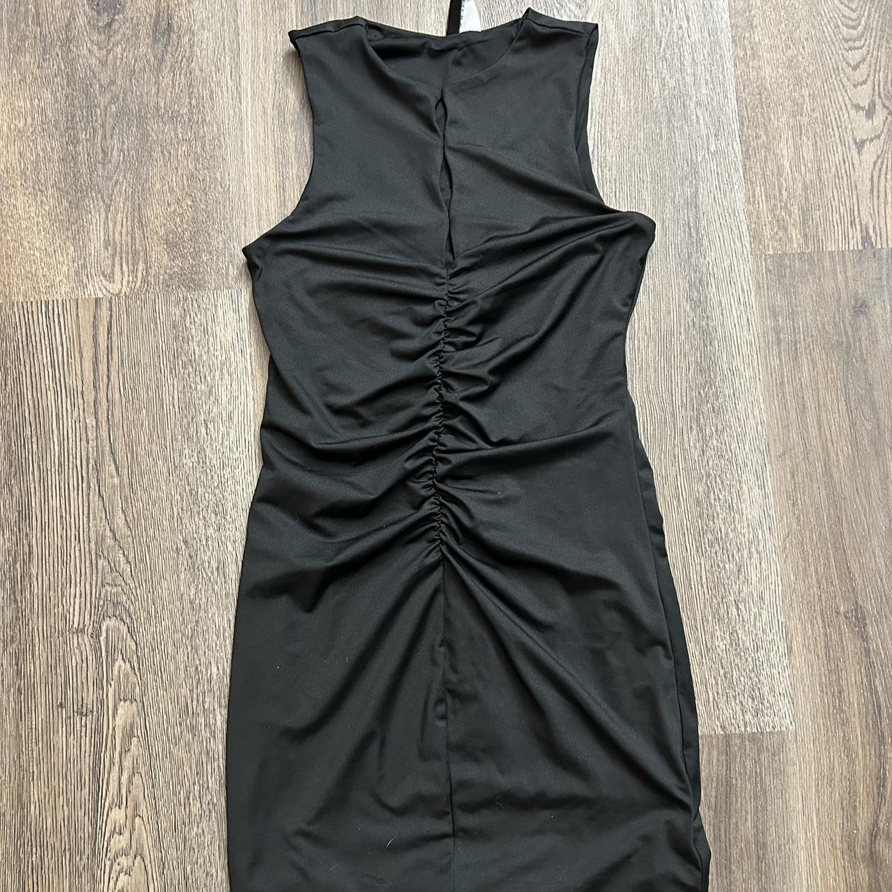 Black keyhole mini dress from H&M #blackdress... - Depop