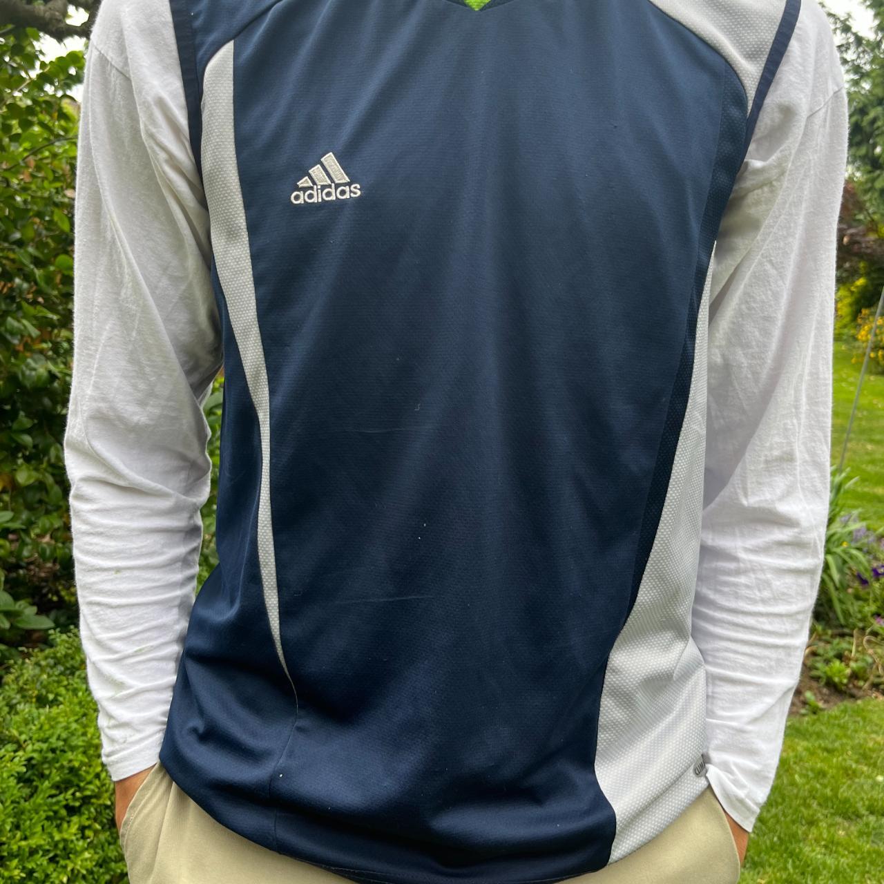 Adidas Basketball Jersey Size Medium Pit to pit... Depop