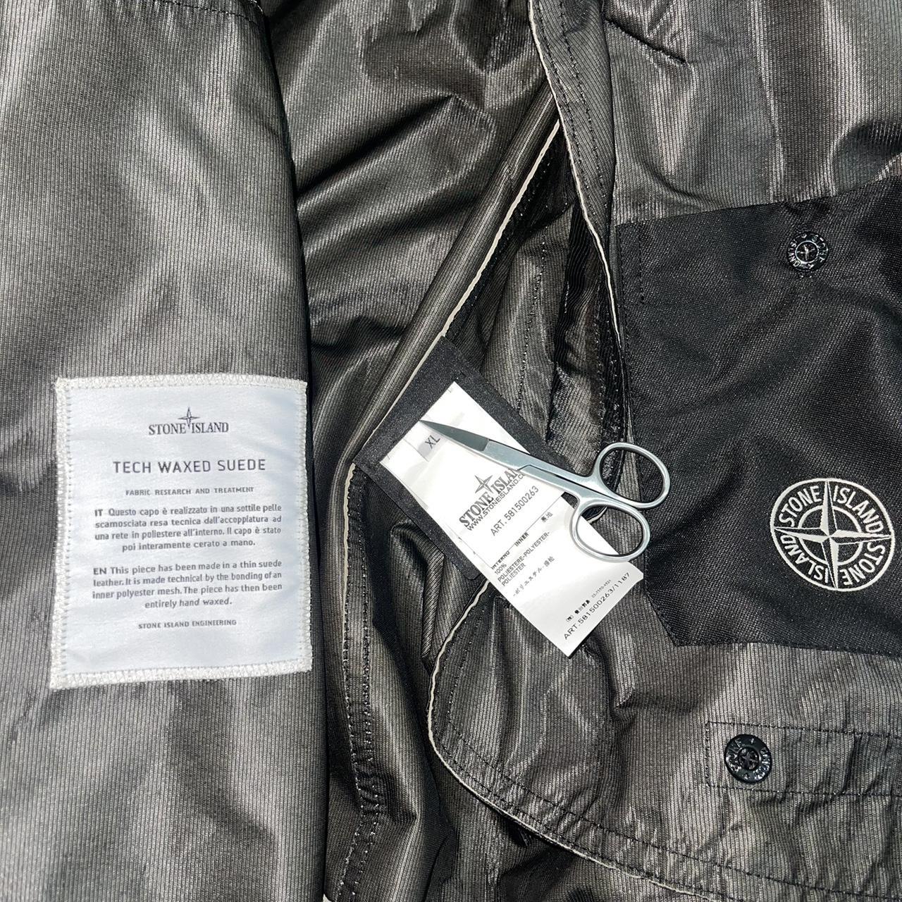 Stone island suede on sale parka