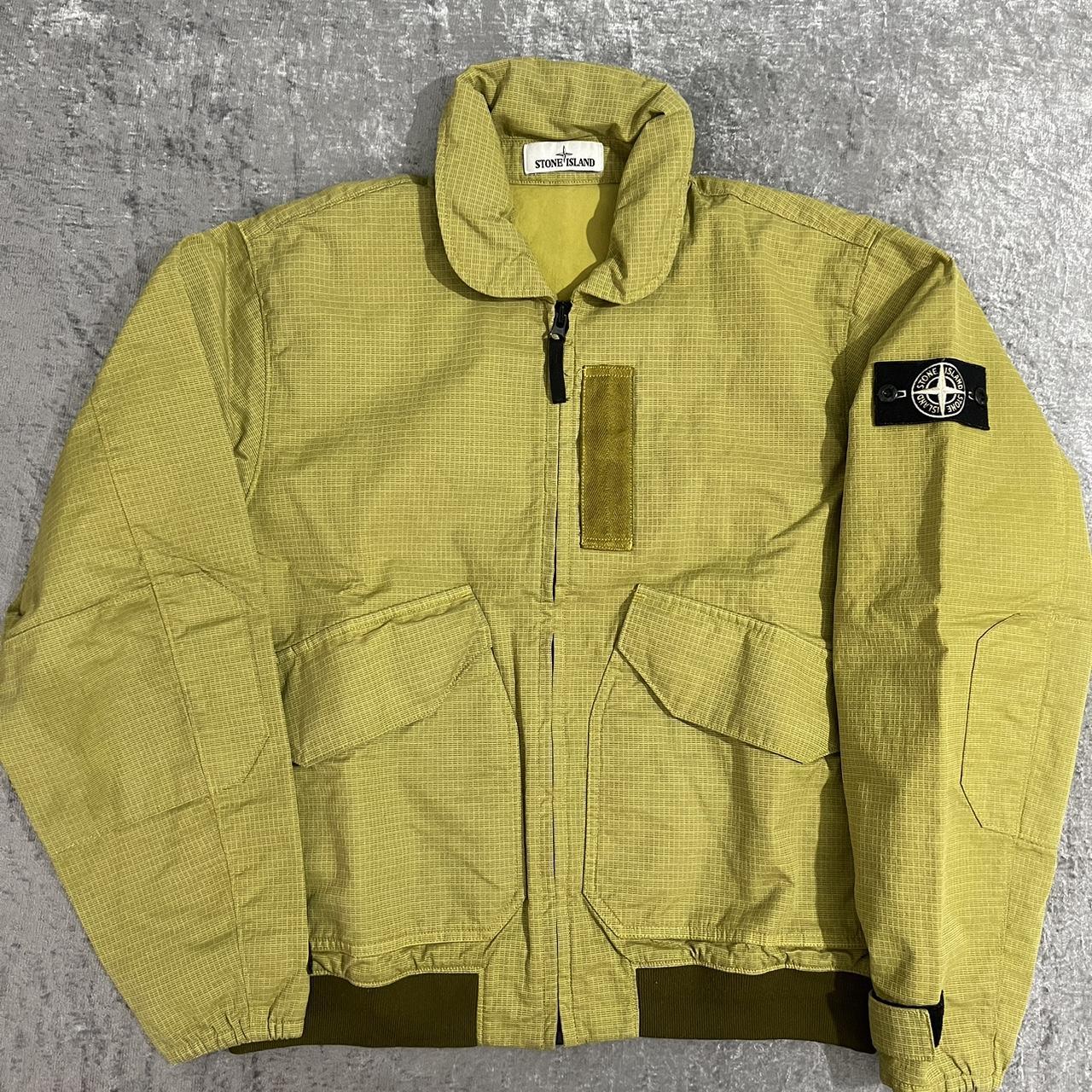 Here is a stone island reflective weave ripstop TC