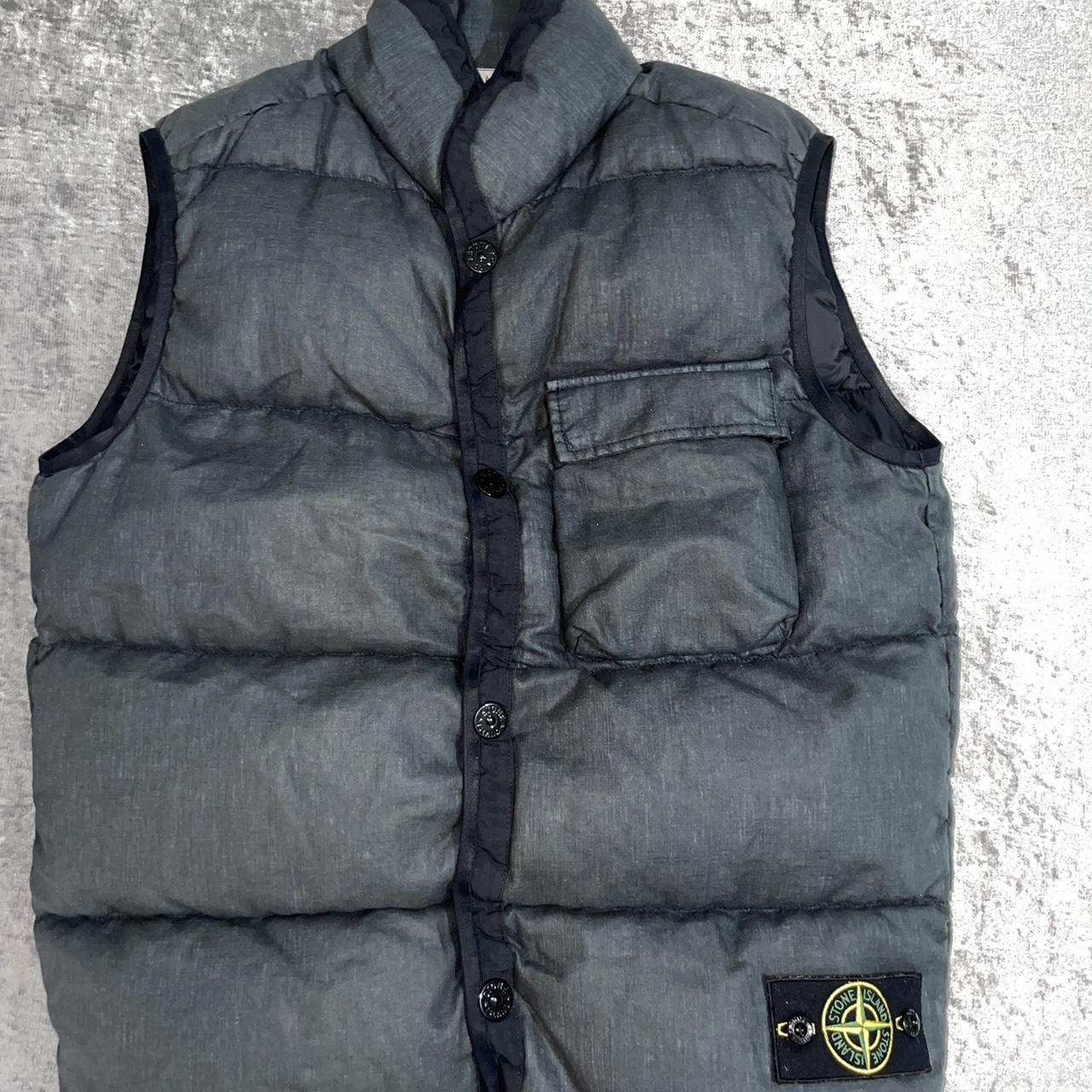 Stone island lino resinato down online