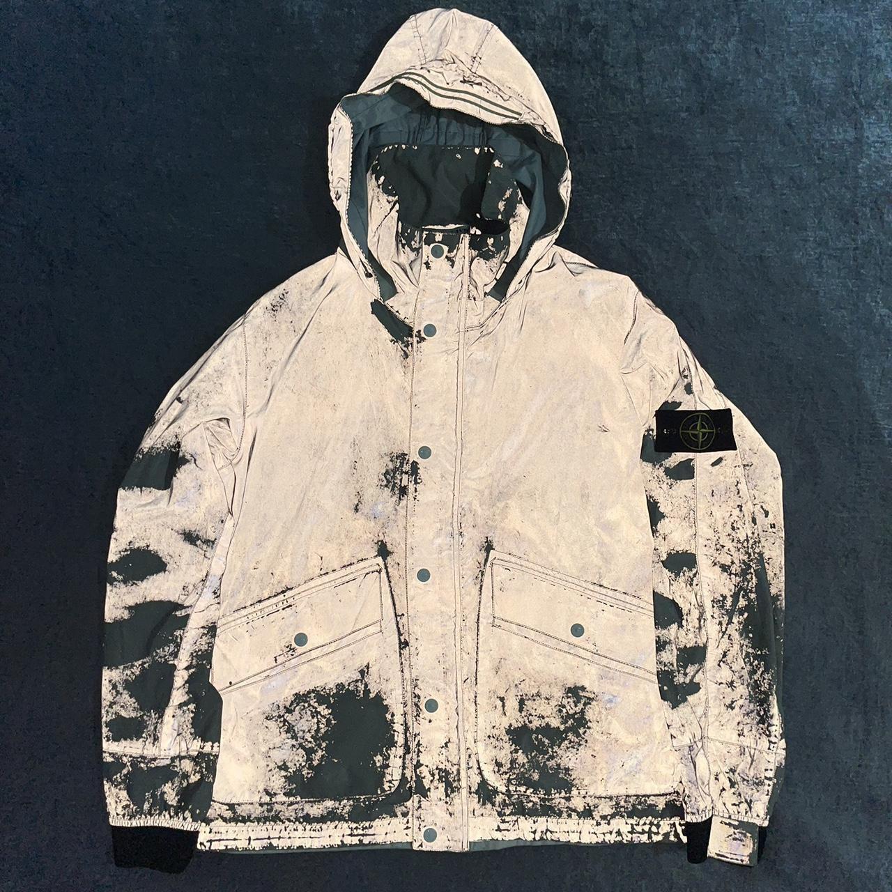 Here is a rare stone island white tiger camo short | Depop