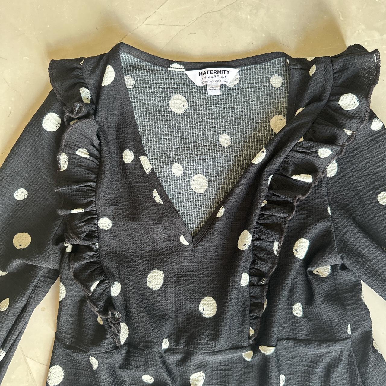 Dorothy Perkins Women's Black And White Dress | Depop