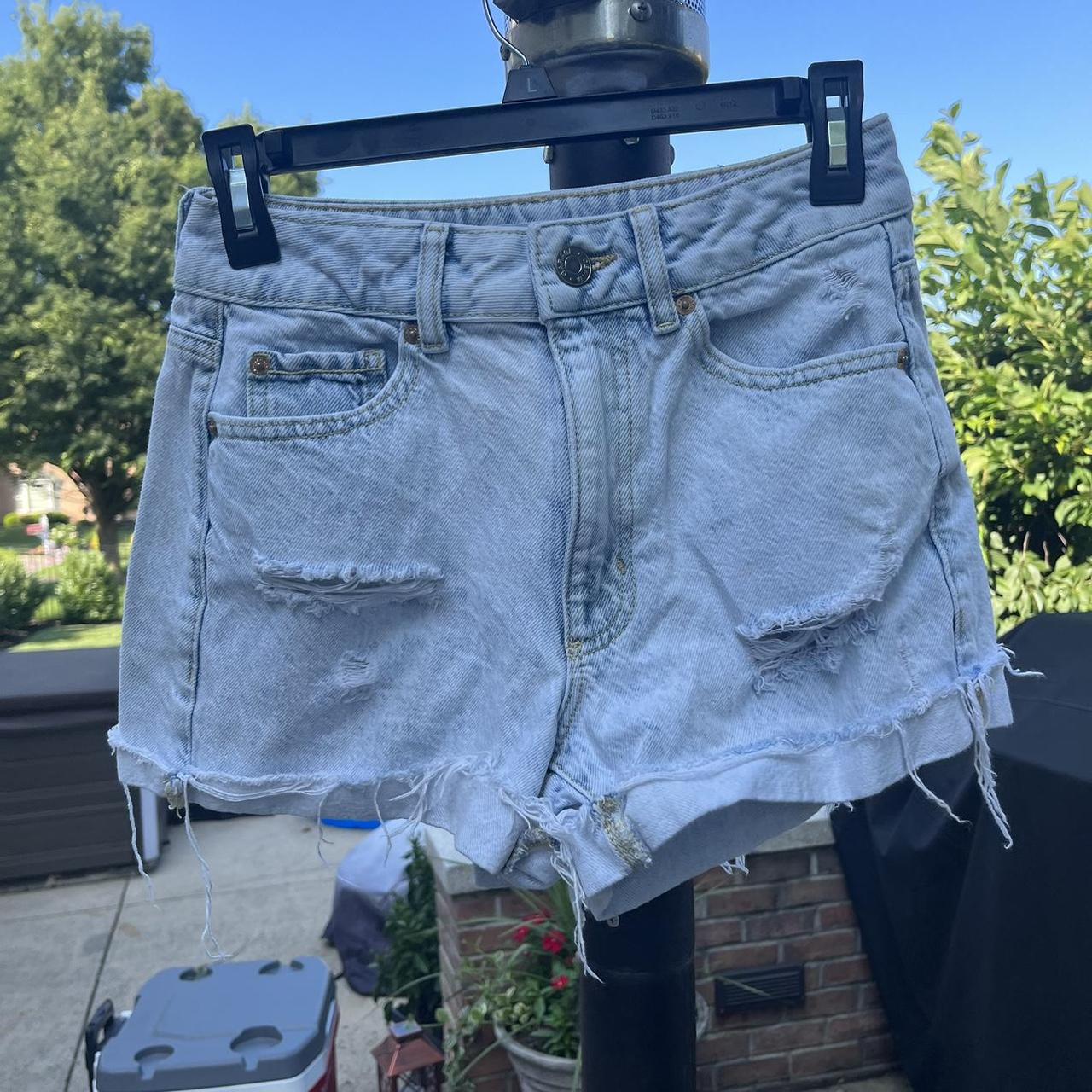 garage jean shorts –