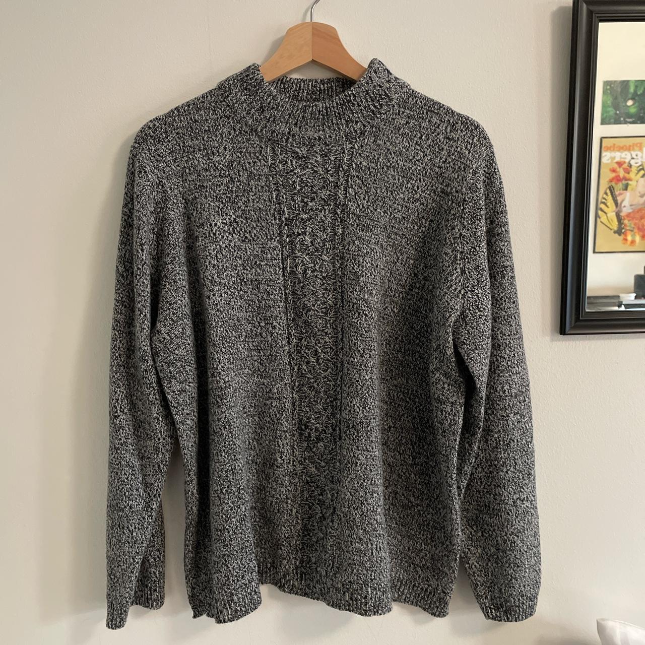 Gorman Women's Grey and Black Jumper | Depop