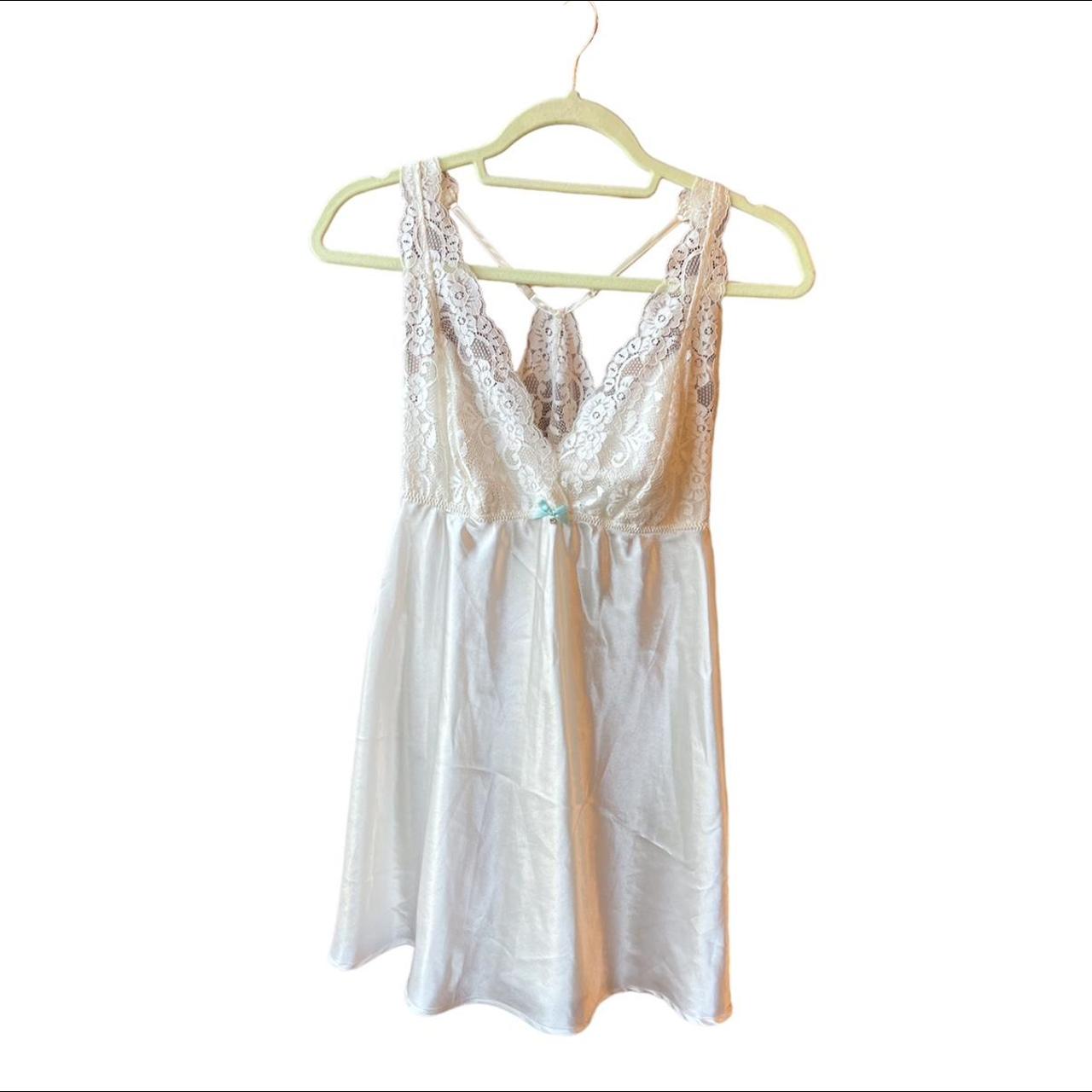 🎀Babydoll lingerie slip🎀 Dainty slip dress with... - Depop