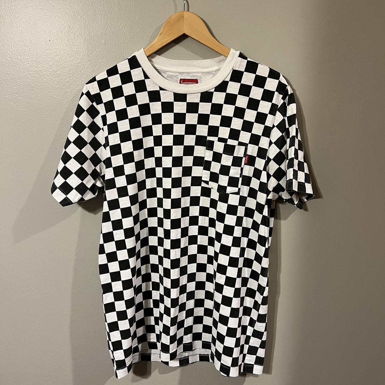 SUPREME CHECKERED POCKET TEE!! READY TO SHIP!! GREAT...