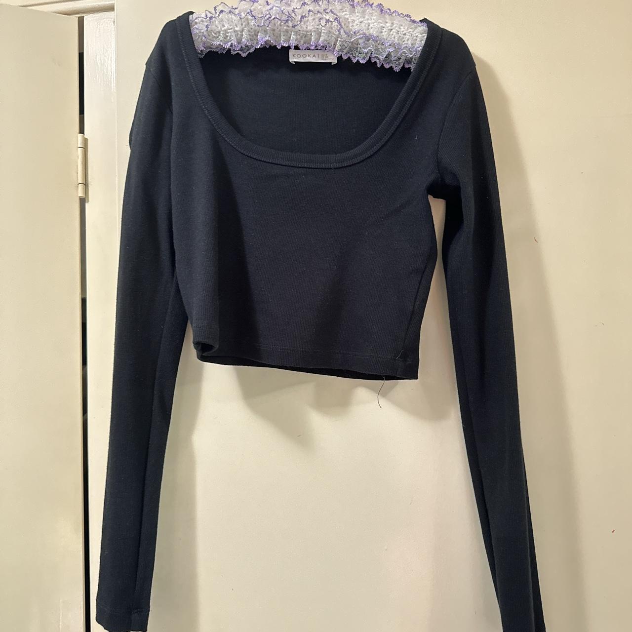 Kookai long sleeve knit top Size 8 - Depop