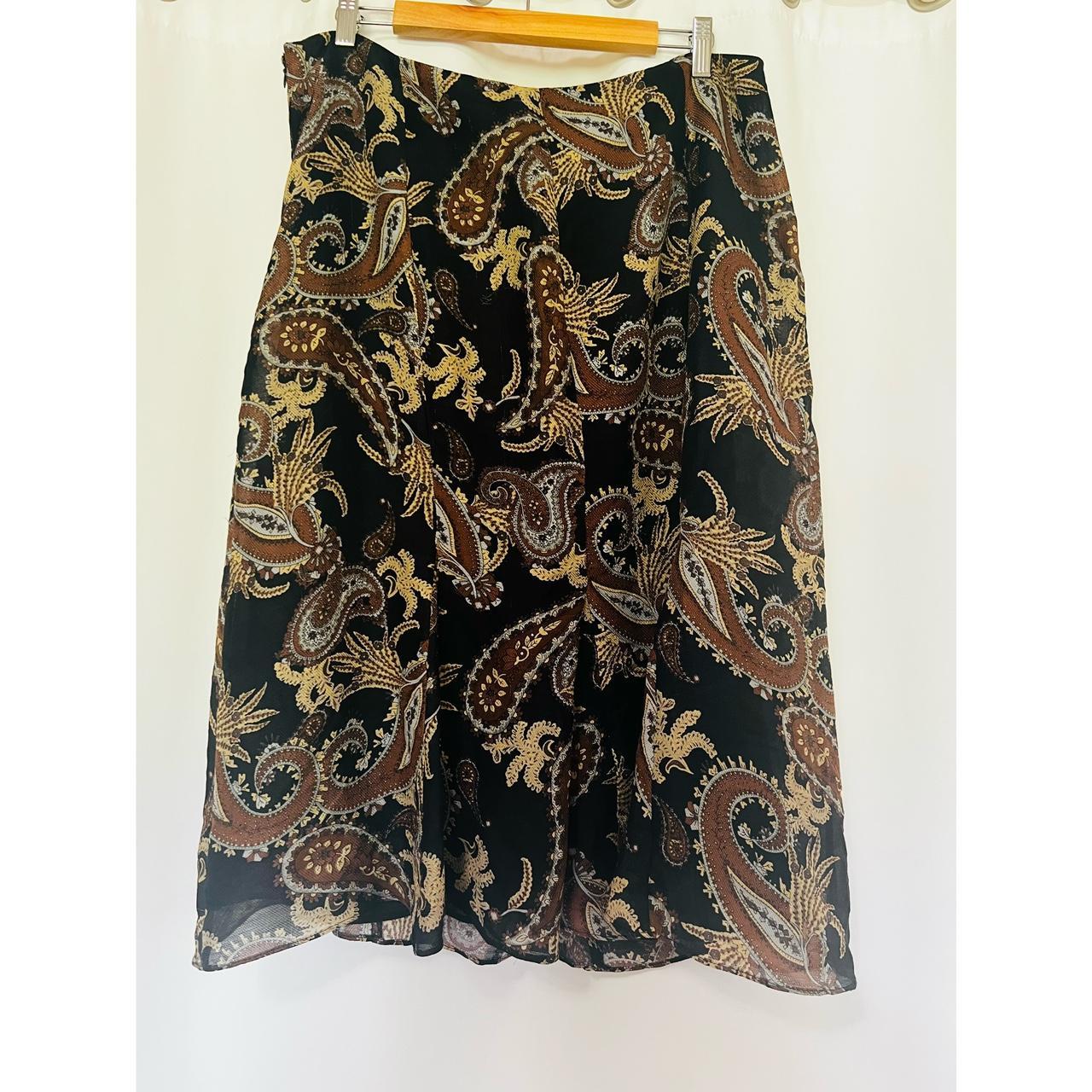 Miso Women's Brown and Tan Skirt