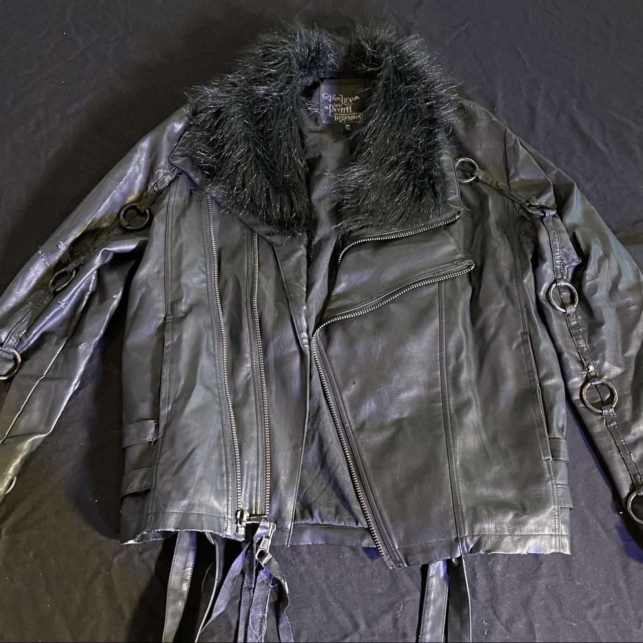 Lip Service Men's Black Jacket Depop