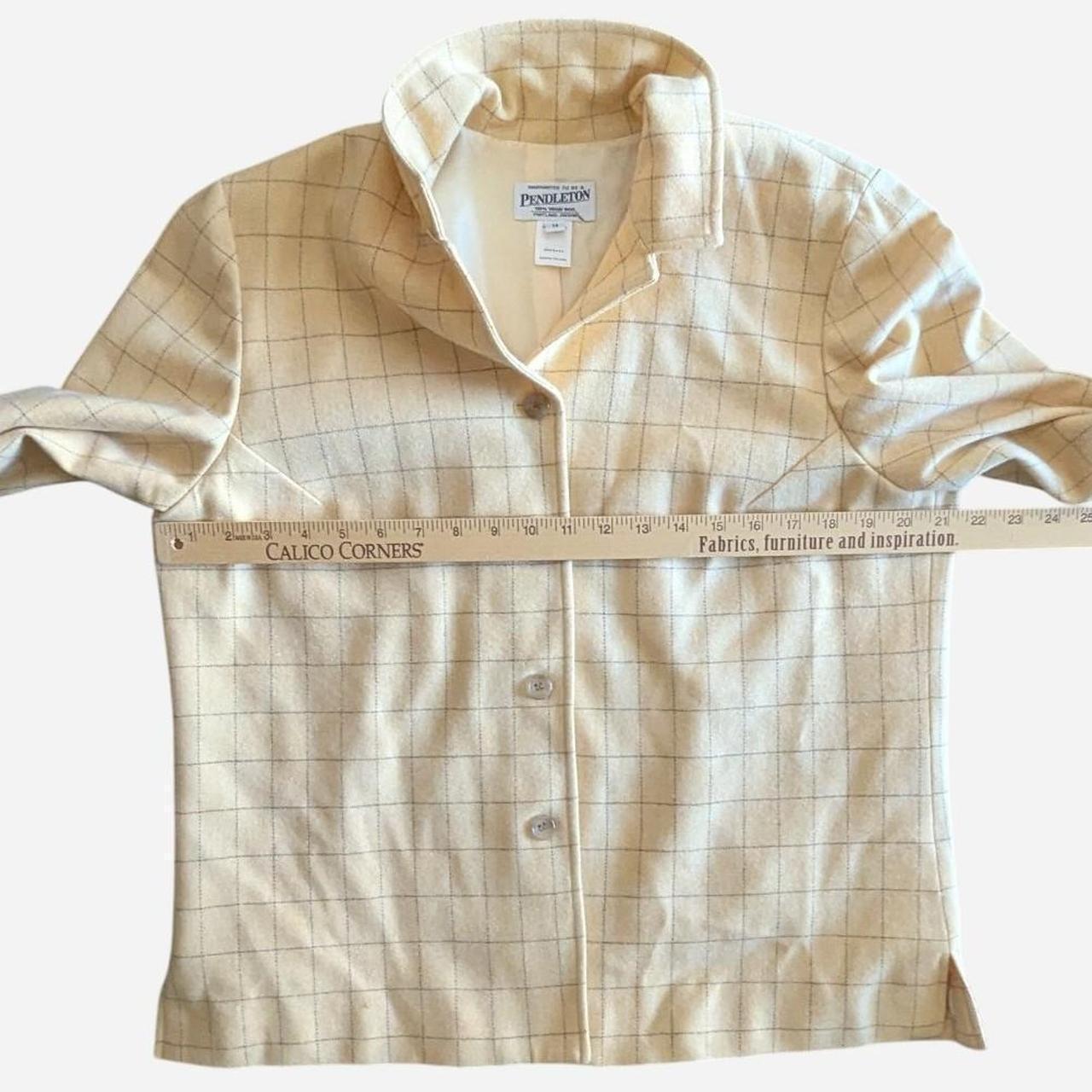 Pendleton Women's Jacket - Brown/Yellow - L – Vin… - image 3