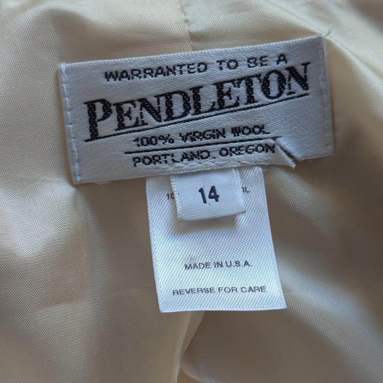 Pendleton Women's Jacket - Brown/Yellow - L – Vin… - image 5