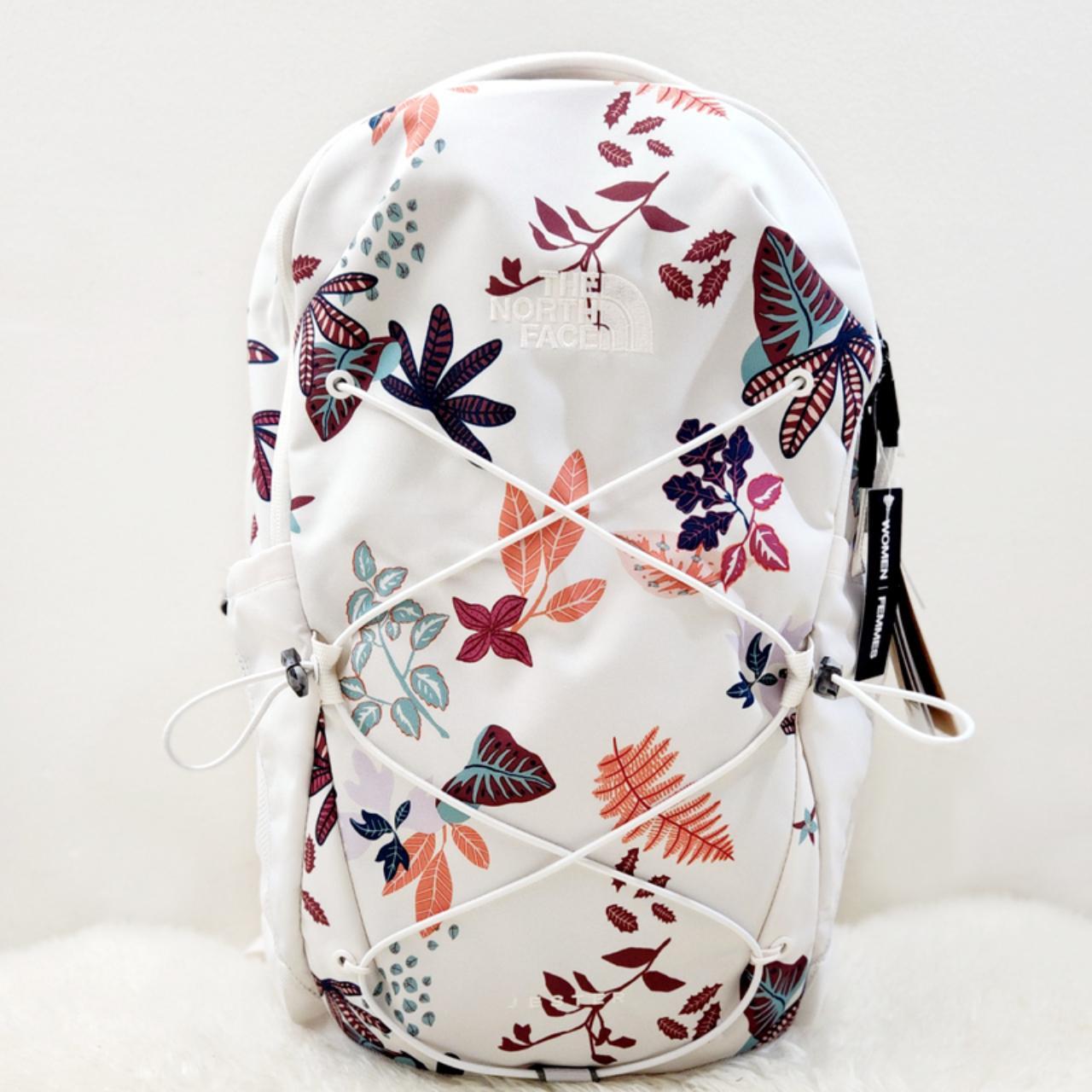 North face deals floral backpack