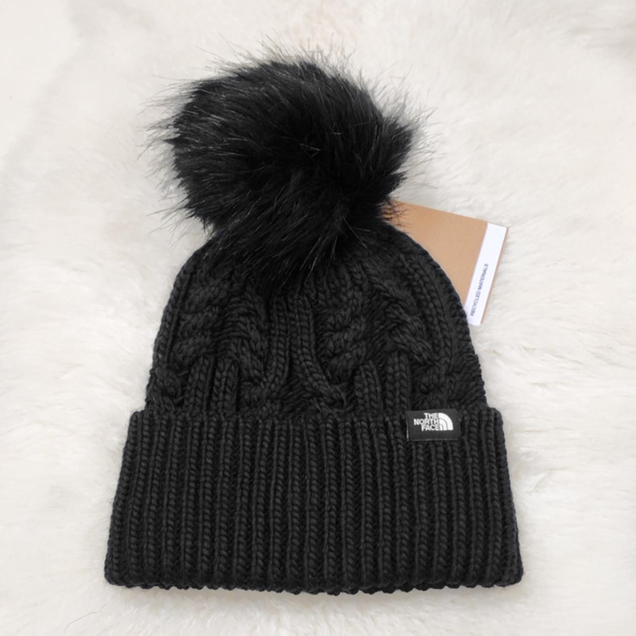 The north face infant sale baby box logo pom beanie