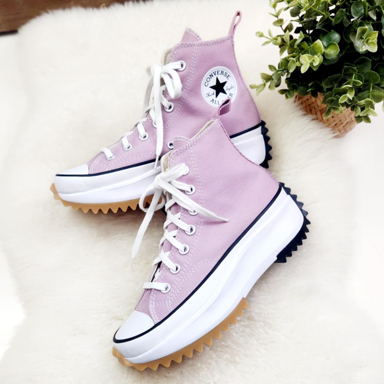 Platform Sneakers Converse Run Star Hike Hi Trainers In Lilac