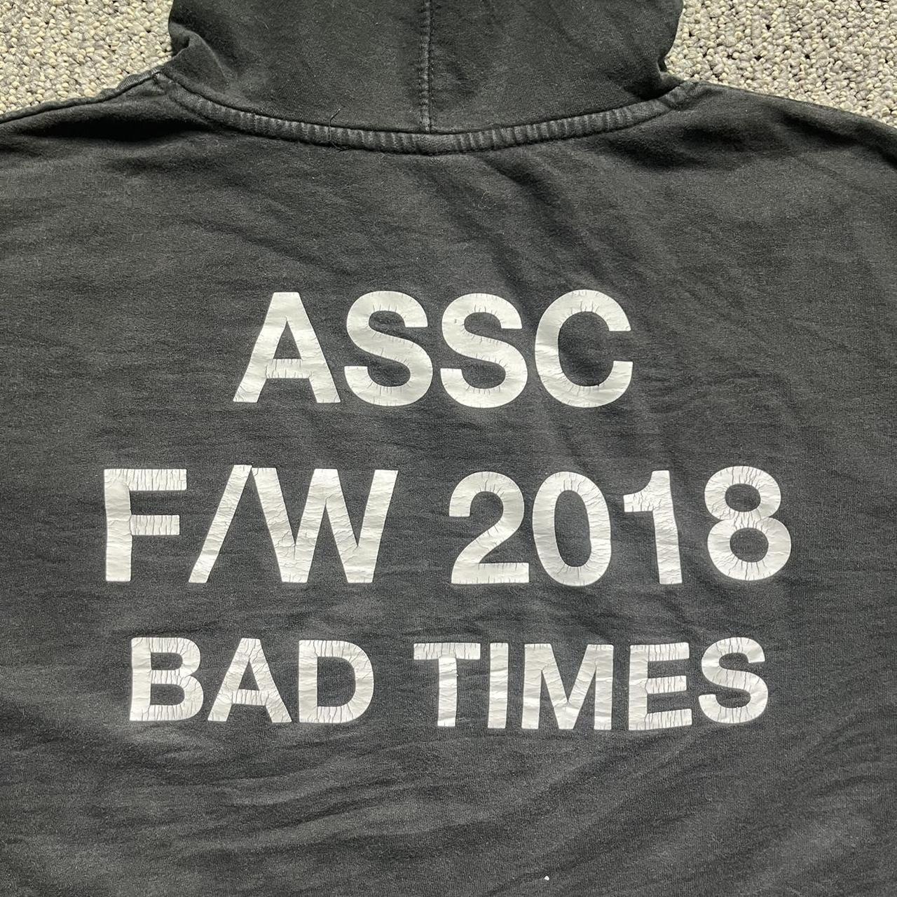 White Hoodie Assc Bad Times Hoodie ASSC Anti Social Social Club