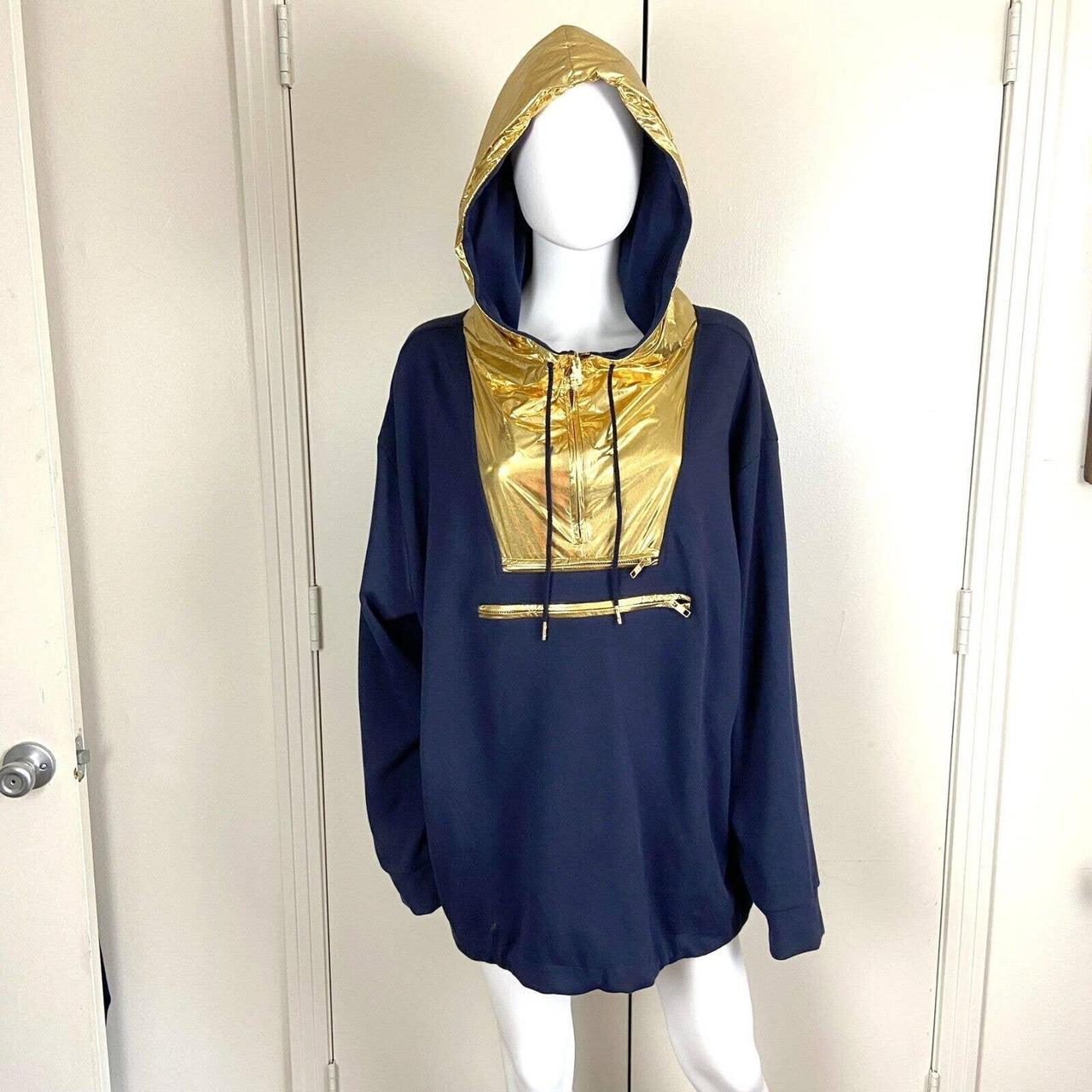 Metallic gold hot sale hoodie