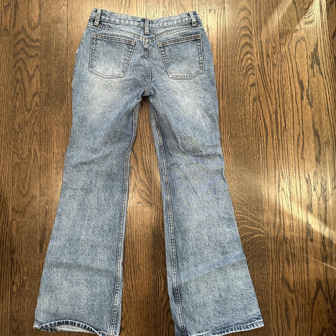 Brandy Melville Quinn jeans Low rise, flare Size... Depop