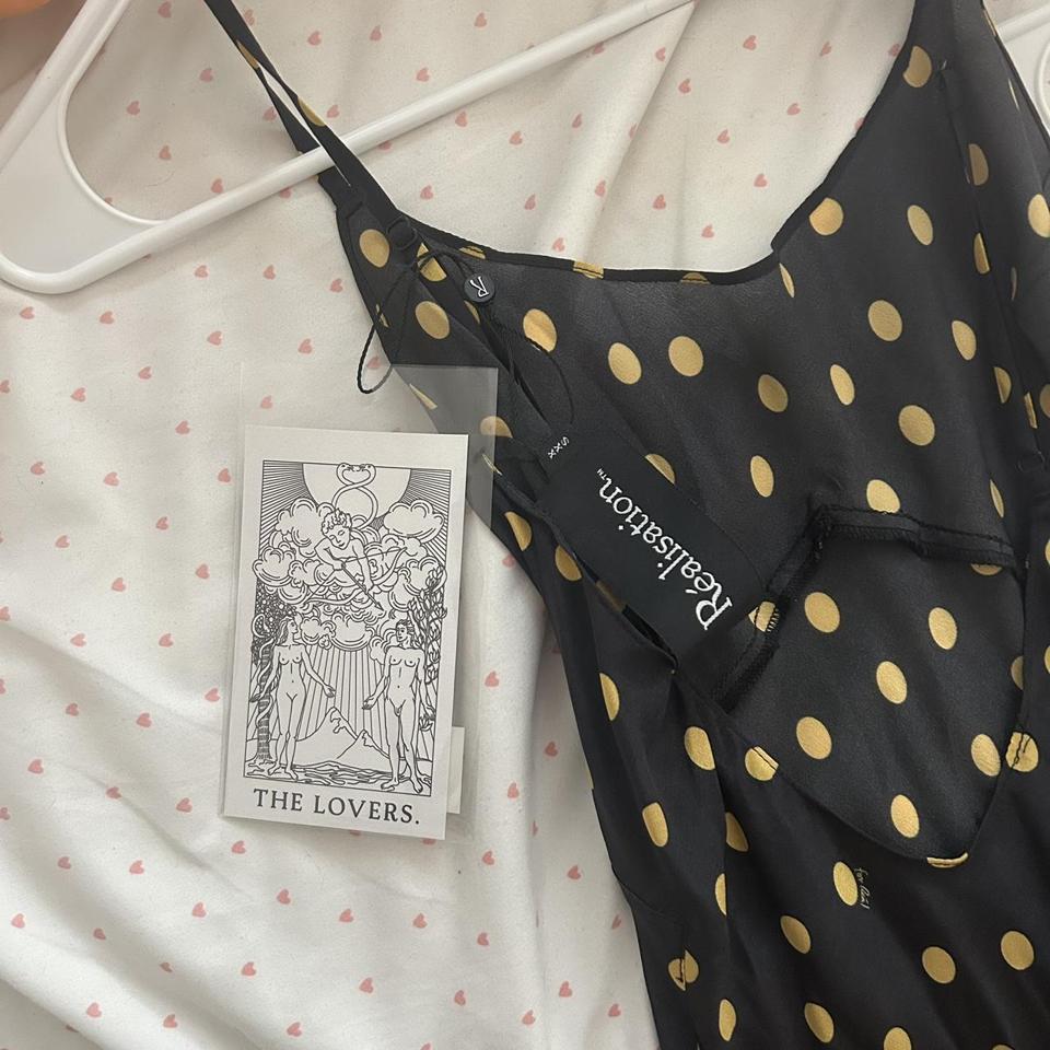 NWT the iggy in yellow polka dot dress looking for a - Depop