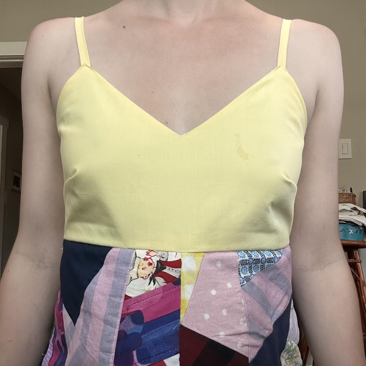 Women's Overalls - Multi - M – Unique patchwork p… - image 1