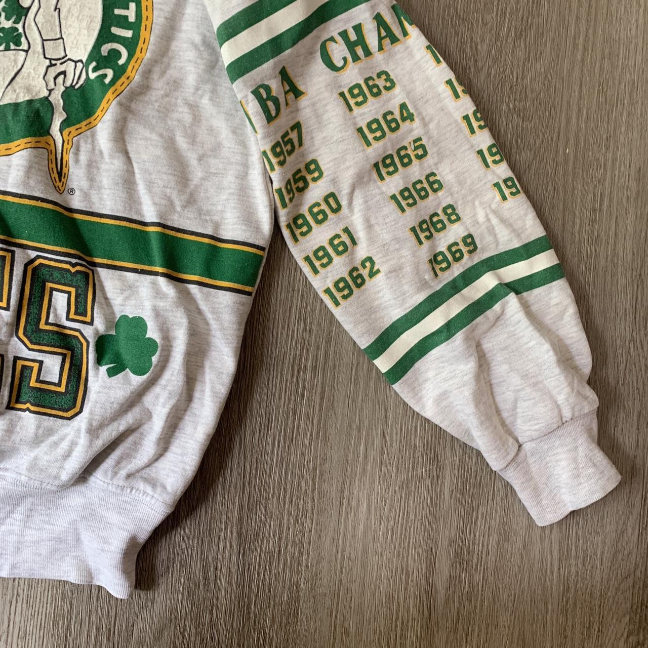 Vintage 90s Long Gone Boston Celtics Champs All Over - Depop